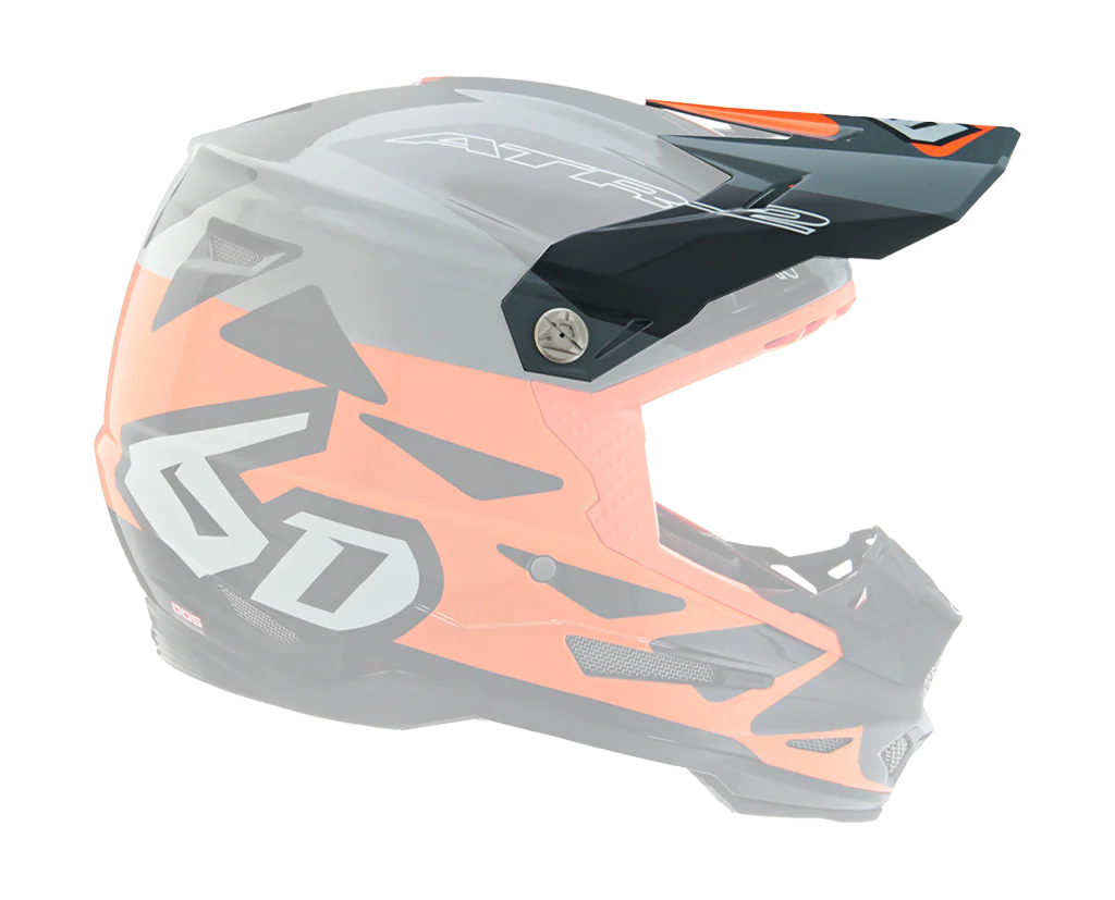 6D Helmklep ATR-2 Merge - Oranje / Grijs / Zwart
