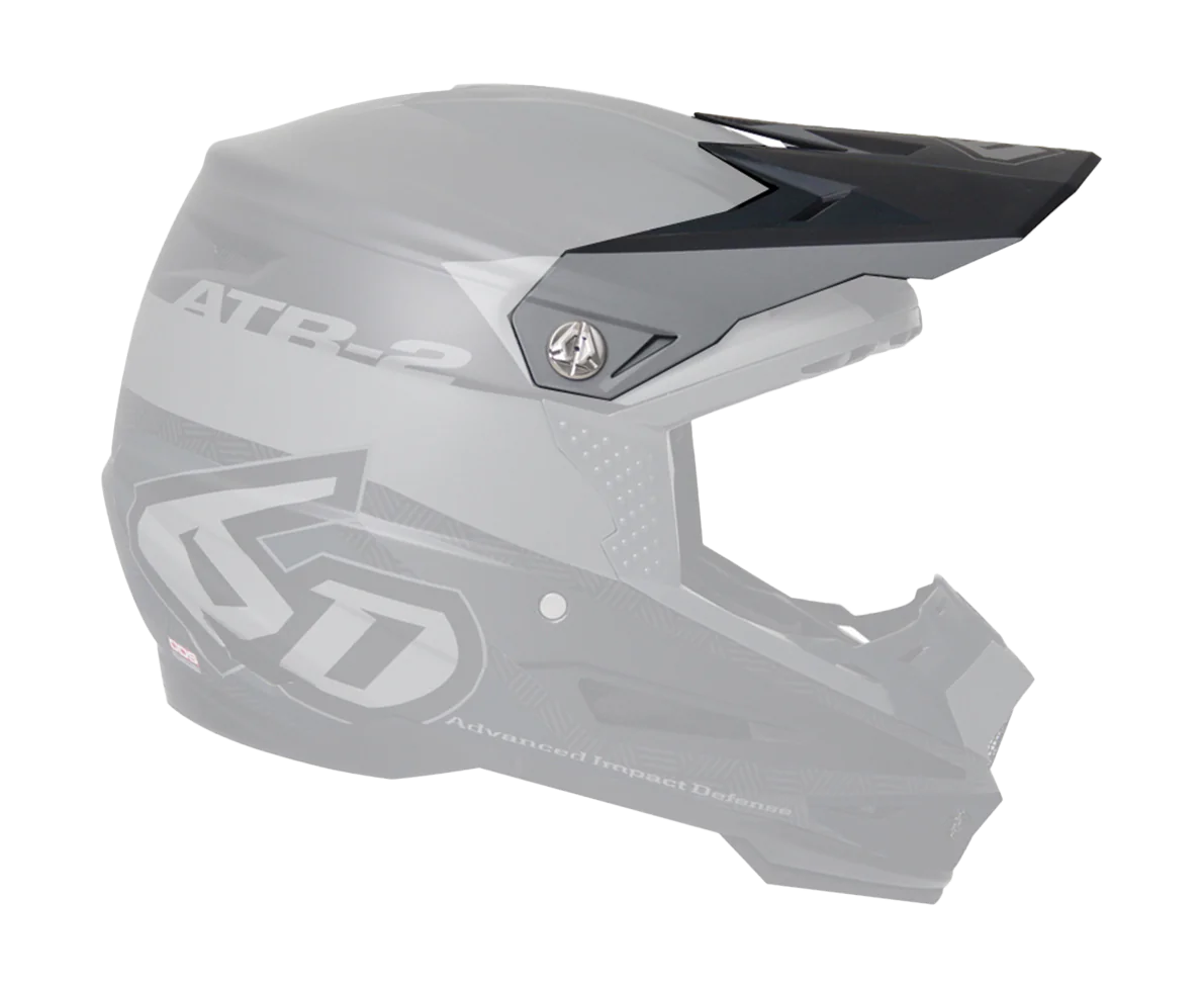6D Helmklep ATR-2 Metric - Zwart