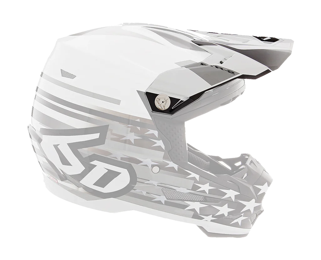 6D Helmklep ATR-2 Patriot LE - Wit