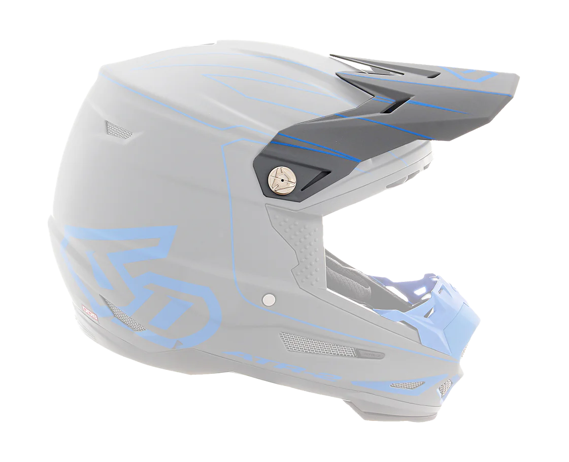 6D Helmklep ATR-2 Recon - Grijs / Blauw