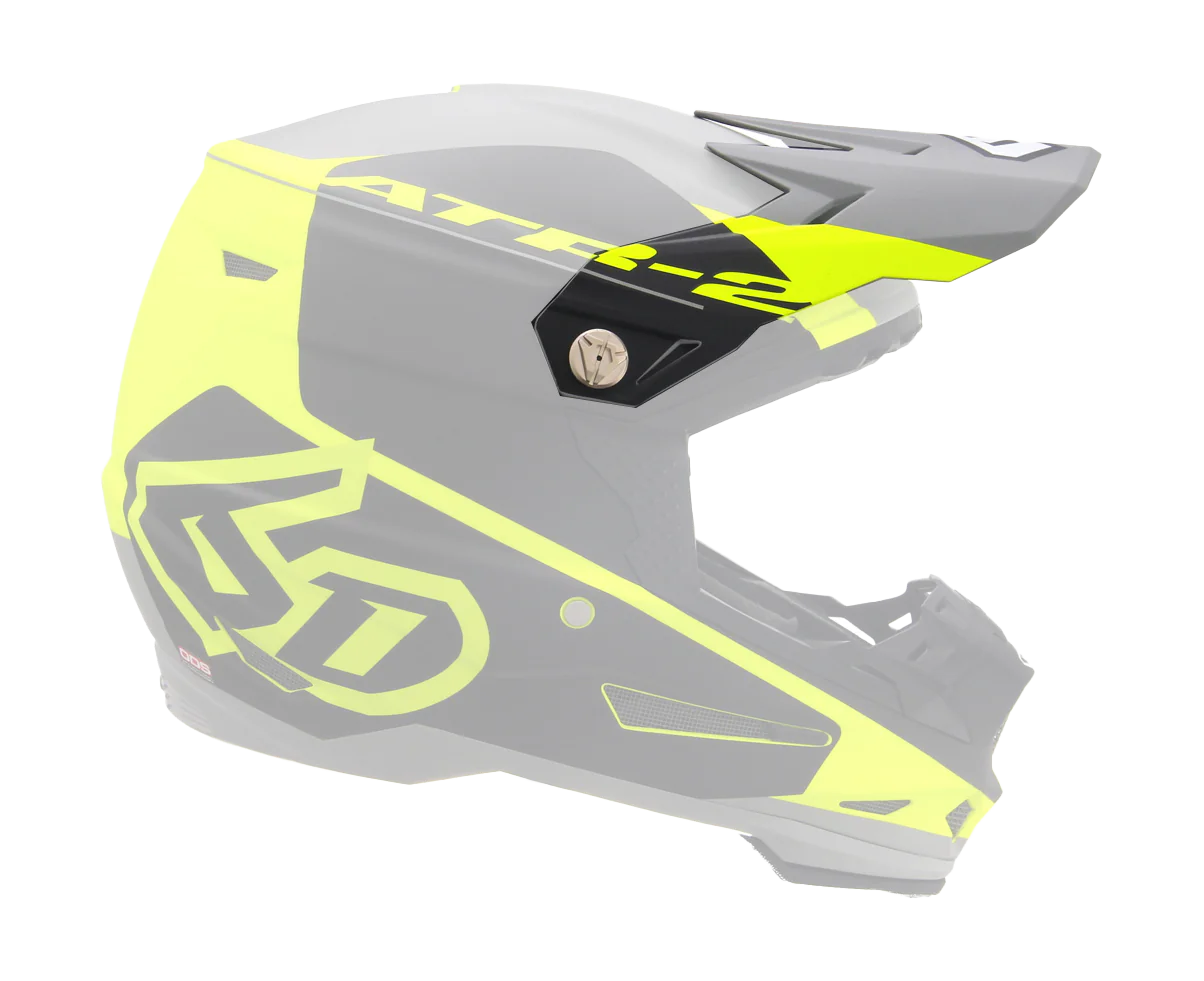 6D Helmklep ATR-2 Shadow - Neon Geel