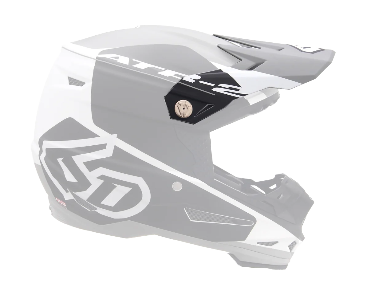 6D Helmklep ATR-2 Shadow - Wit / Zwart