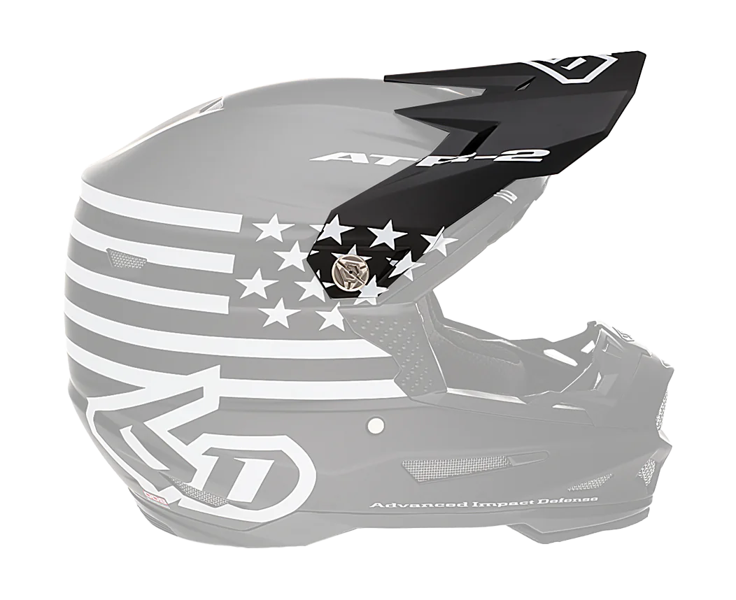6D Helmklep ATR-2 Tactical - Zwart