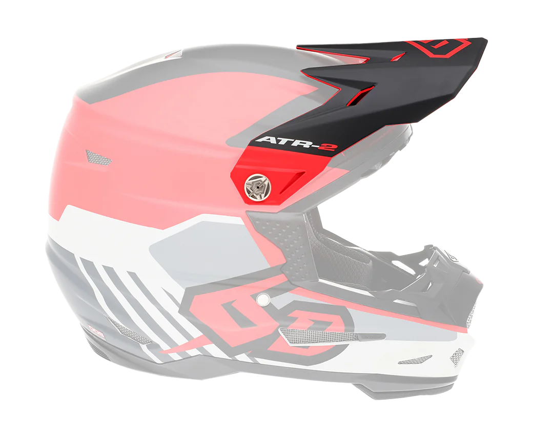 6D Helmklep ATR-2 Target - Rood
