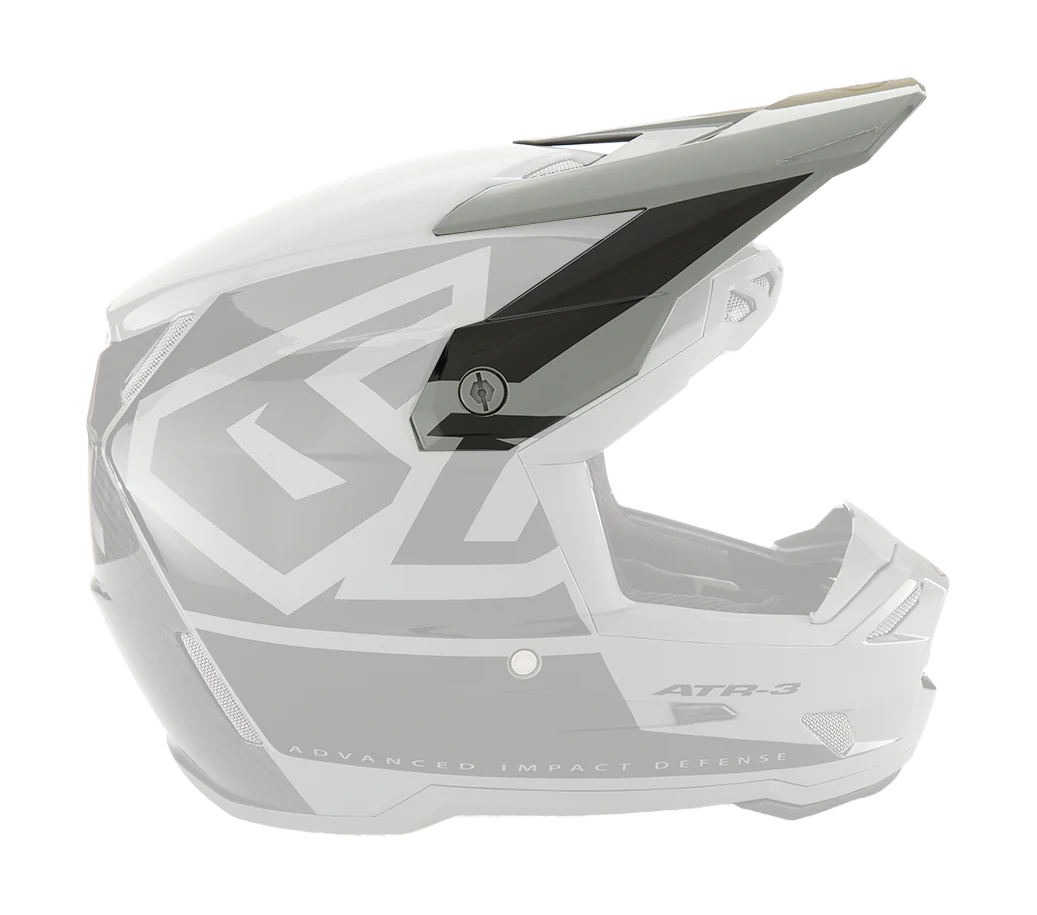 6D Helmklep ATR-3 Hex - Zwart