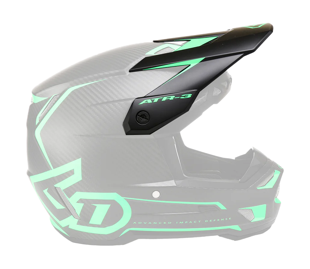 6D Helmklep ATR-3 Nova - Neon Groen