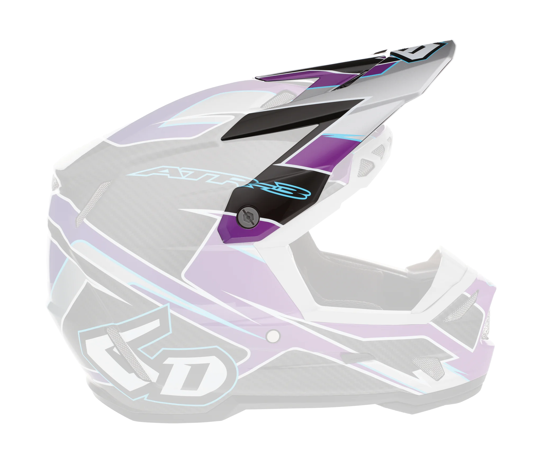 6D Helmklep ATR-3 Reflex - Paars