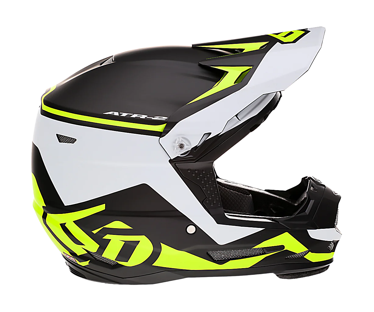 6D Kinder Crosshelm ATR-2Y Drive - Neon Geel