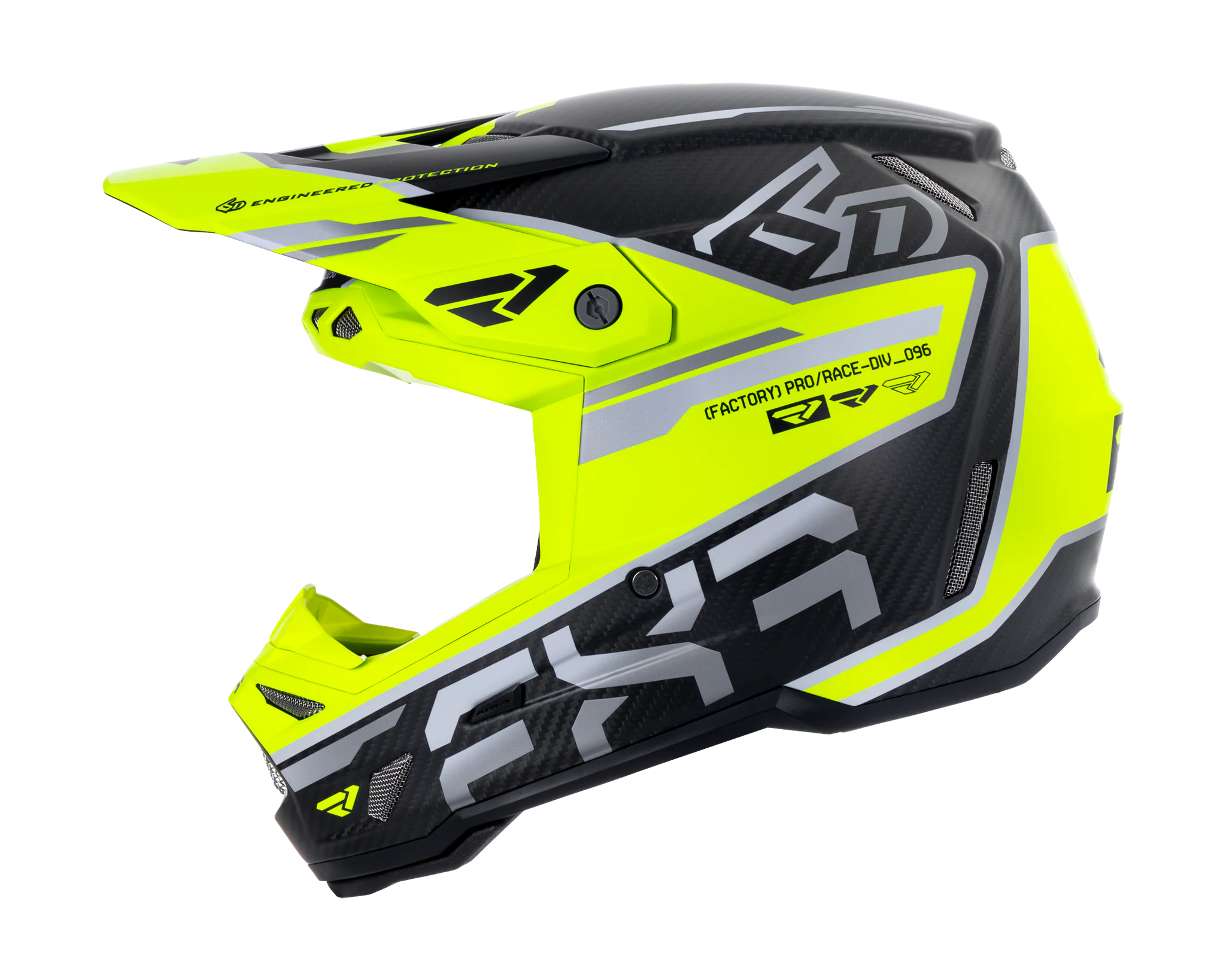 6D Kinder Crosshelm ATR-3Y FXR - HiVis