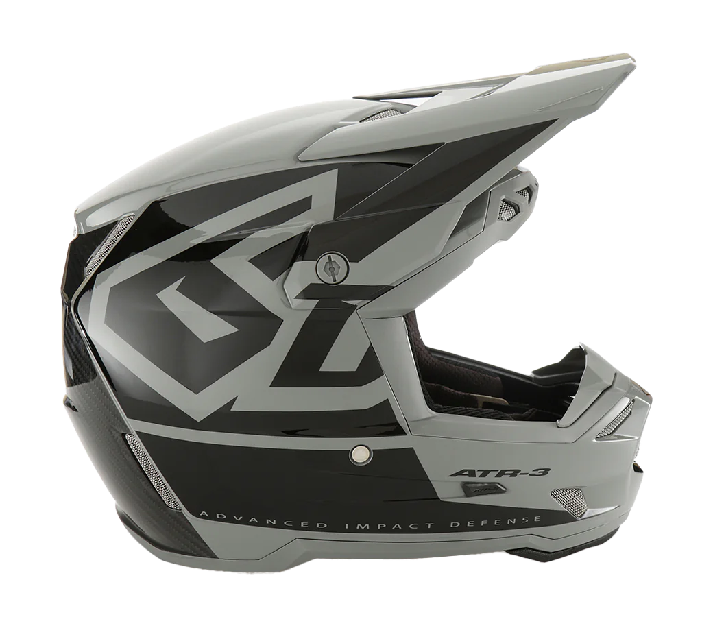 6D Kinder Crosshelm ATR-3Y Hex - Zwart