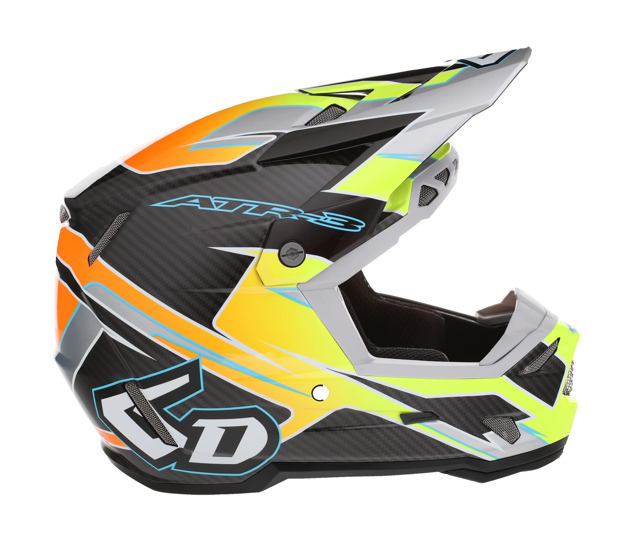 6D Kinder Crosshelm ATR-3Y Reflex - Neon Geel