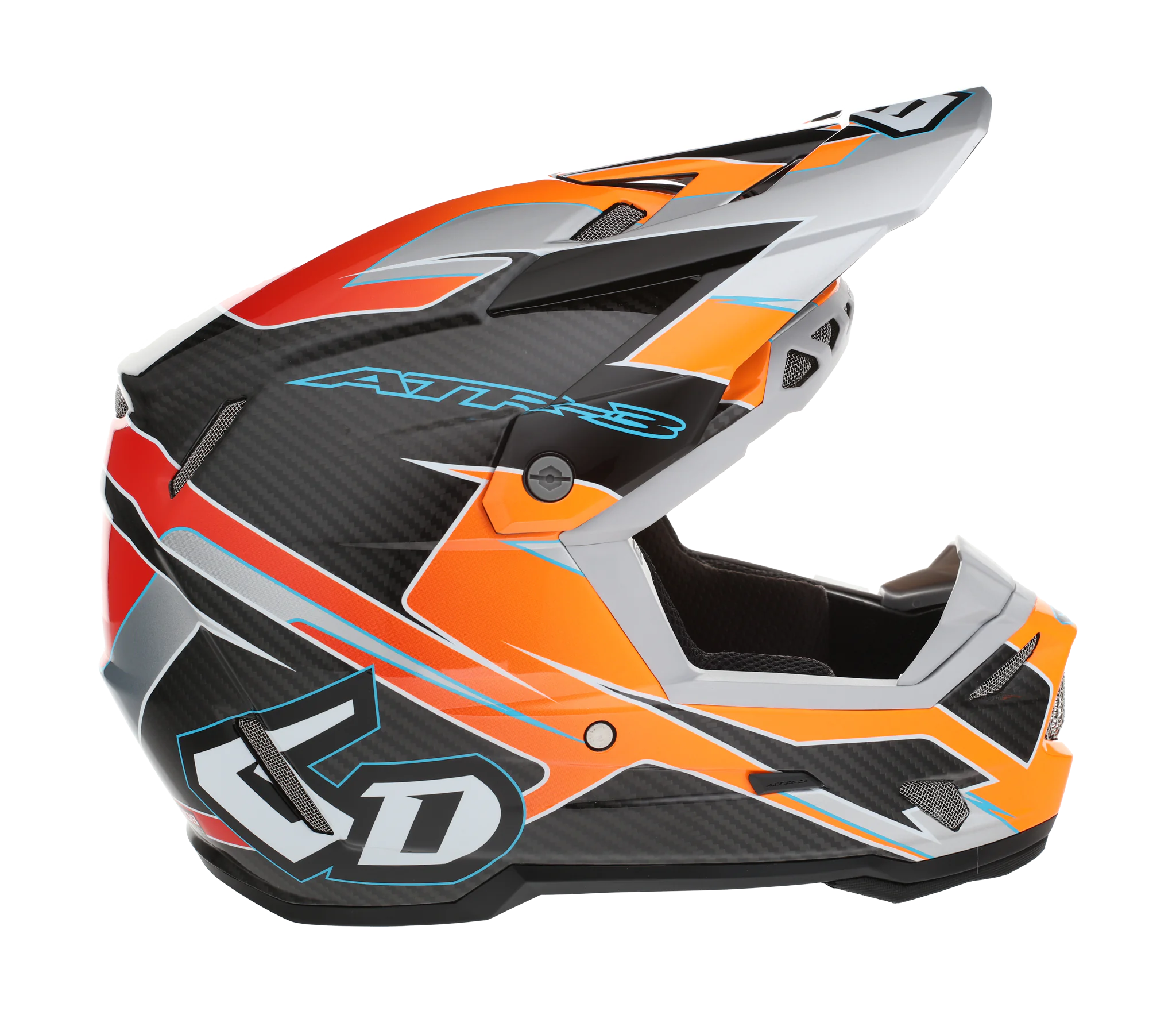 6D Kinder Crosshelm ATR-3Y Reflex - Neon Oranje