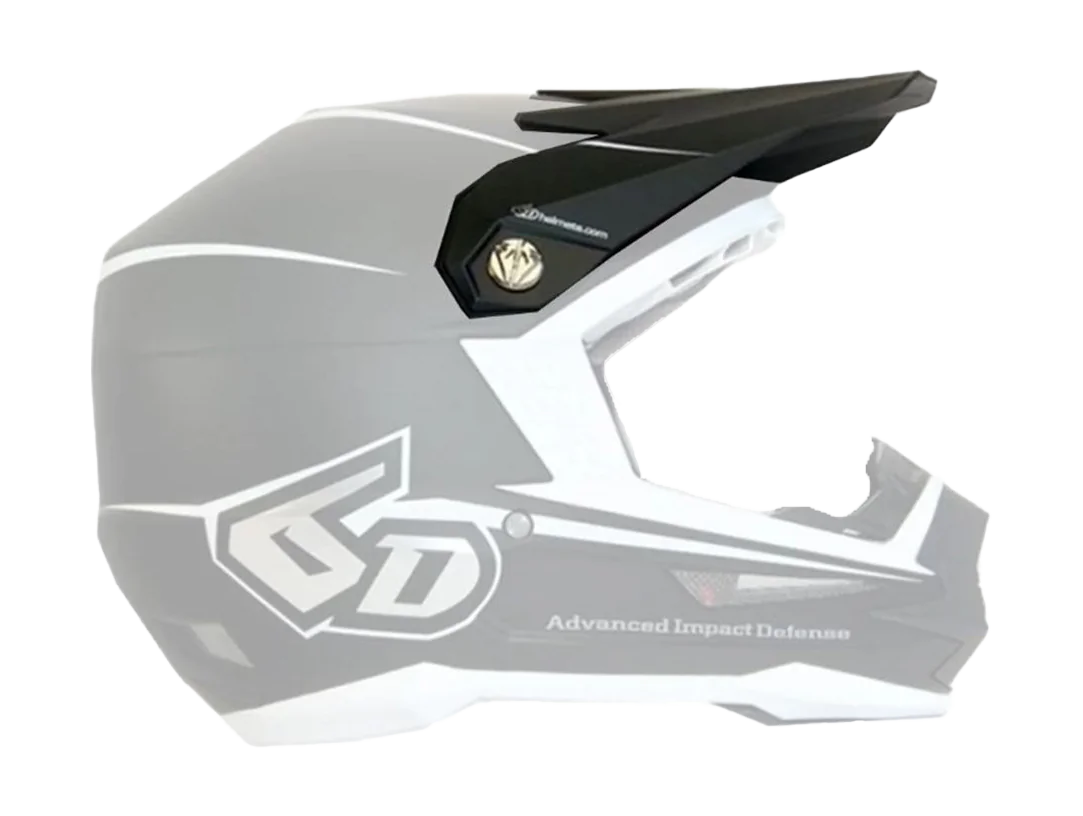 6D Kinder Helmklep ATR-1Y Stealth Graphic - Mat Zwart