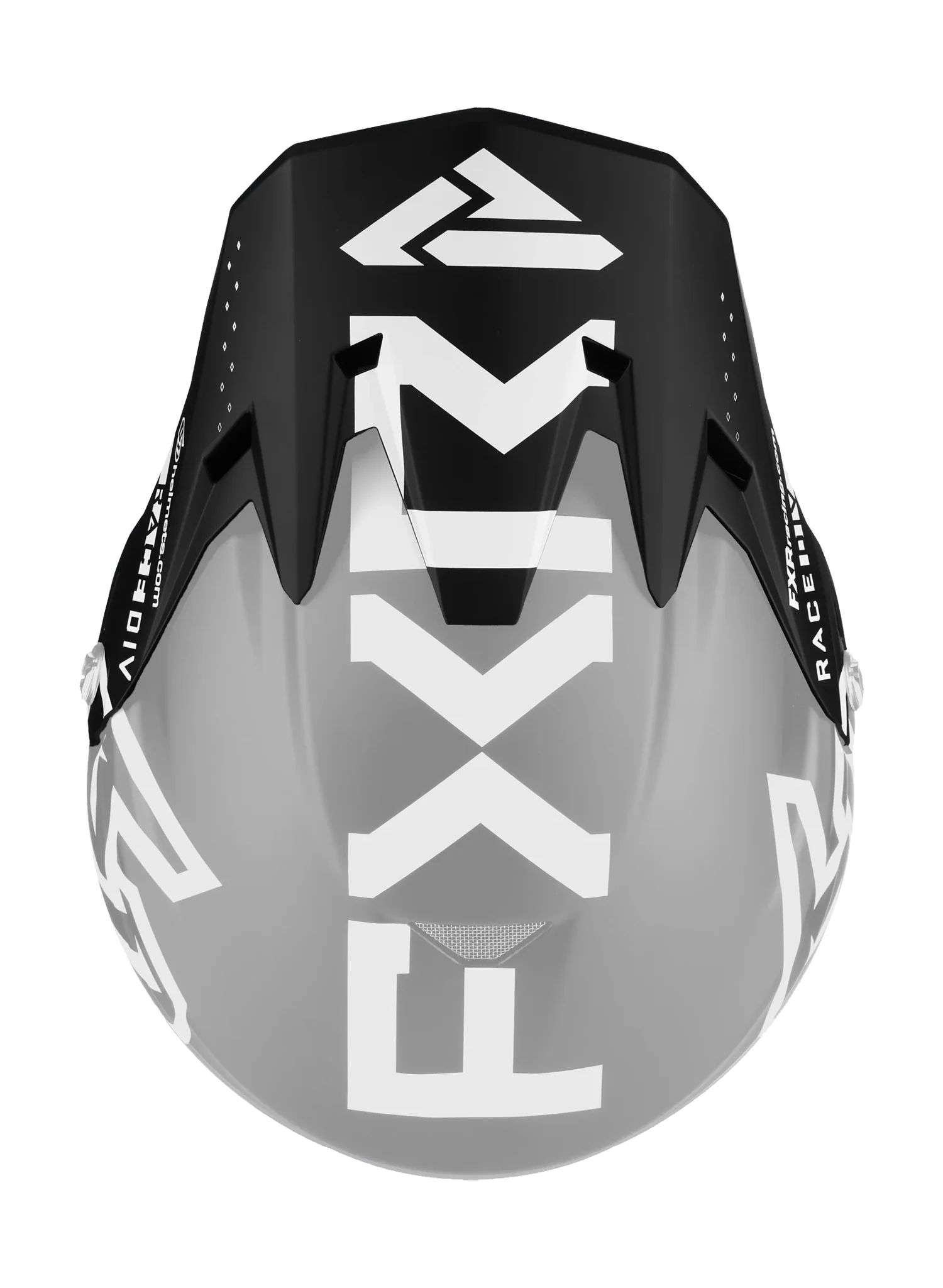 6D Kinder Helmklep ATR-2Y FXR - Zwart / Wit