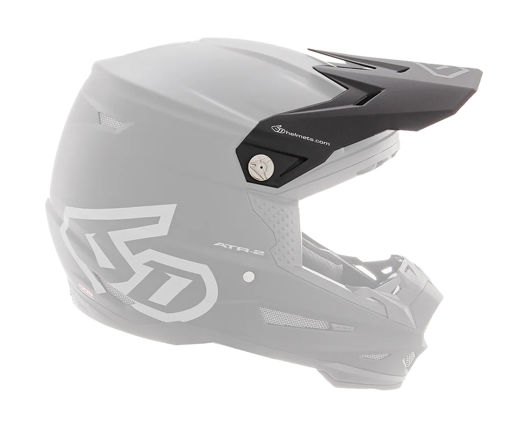 6D Kinder Helmklep ATR-2Y Solid - Mat Zwart