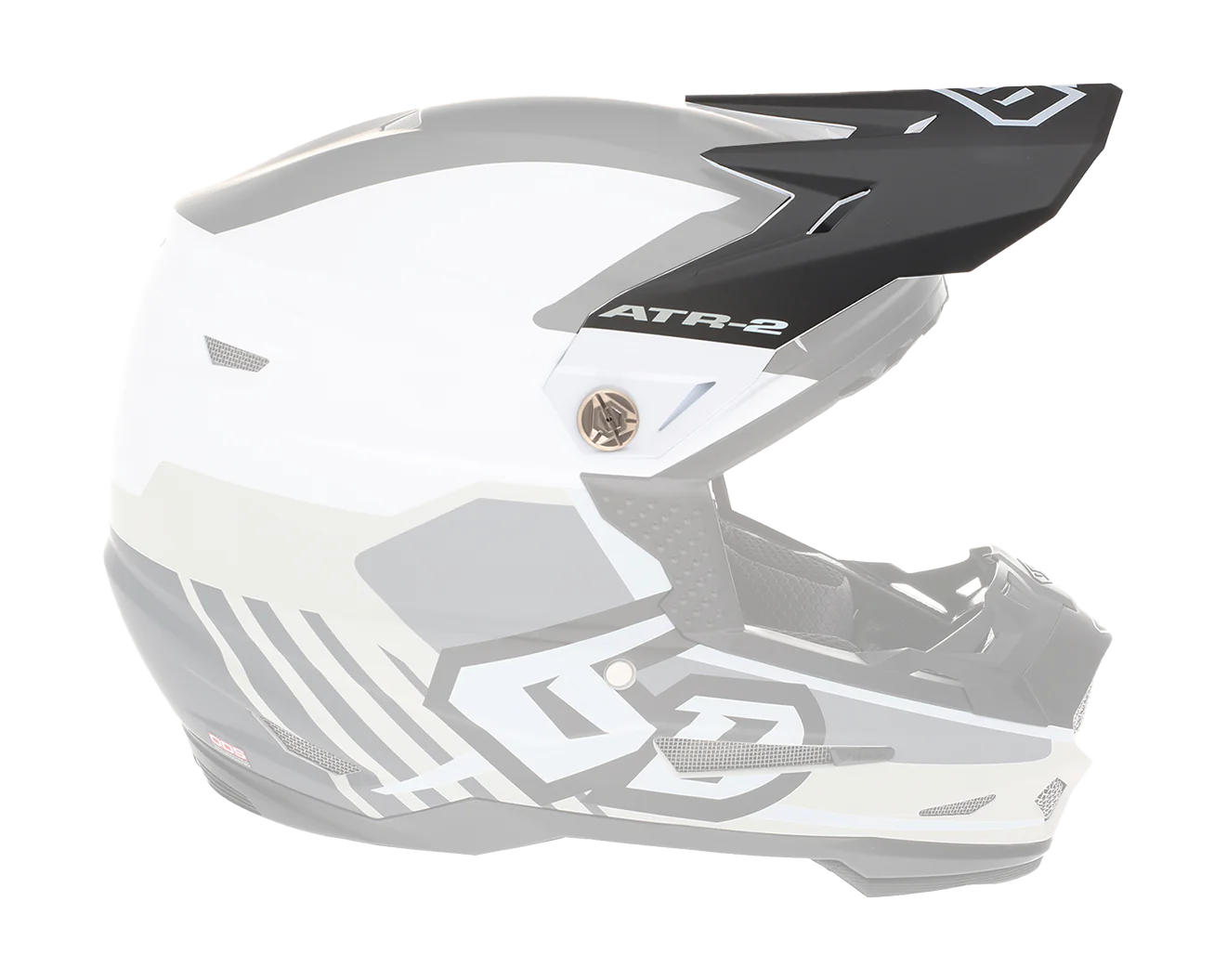 6D Kinder Helmklep ATR-2Y Target - Wit