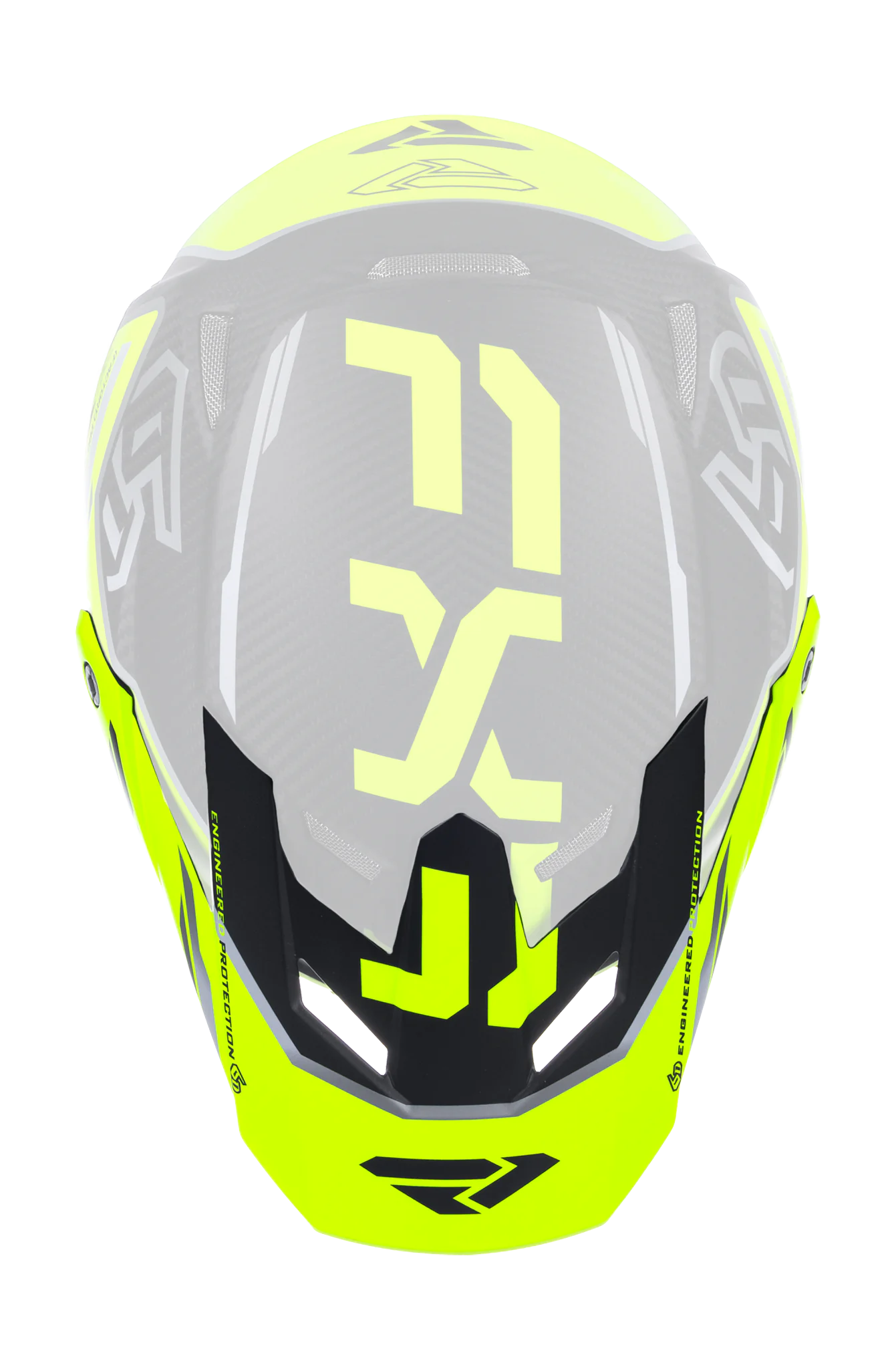 6D Kinder Helmklep ATR-3Y FXR - HiVis