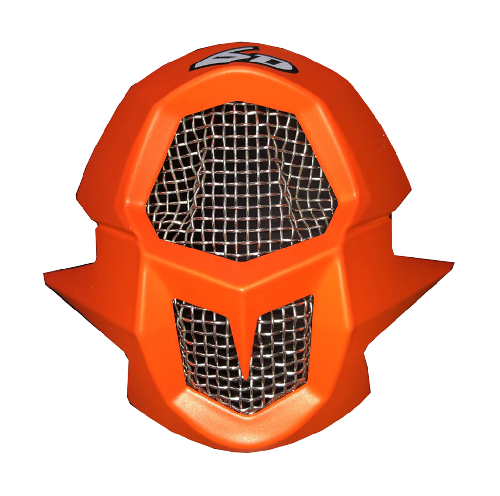 6D Mondstuk ATR-1 Edge - Neon Oranje / Wit