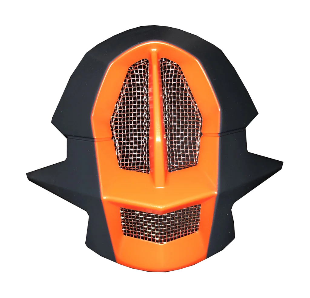 6D Mondstuk ATR-1 Stealth Graphic - Charcoal / Neon Oranje