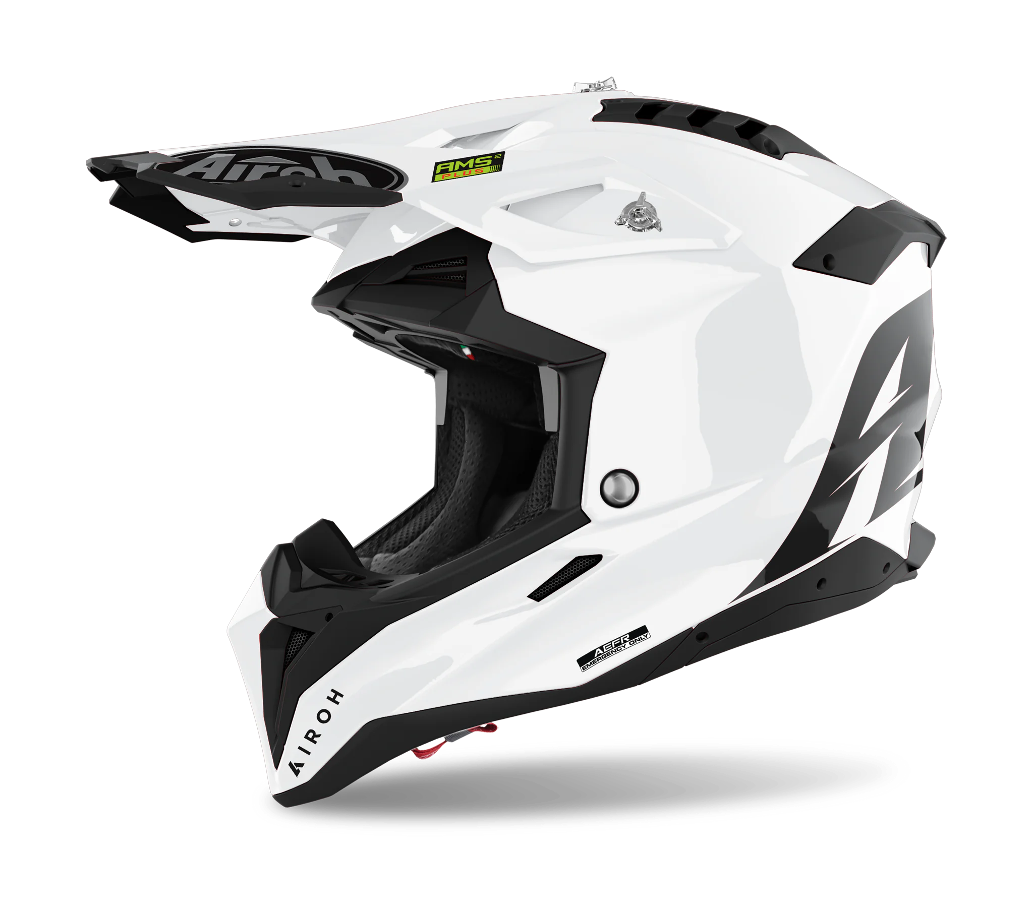 Airoh Crosshelm Aviator 3 Color - Glans Wit