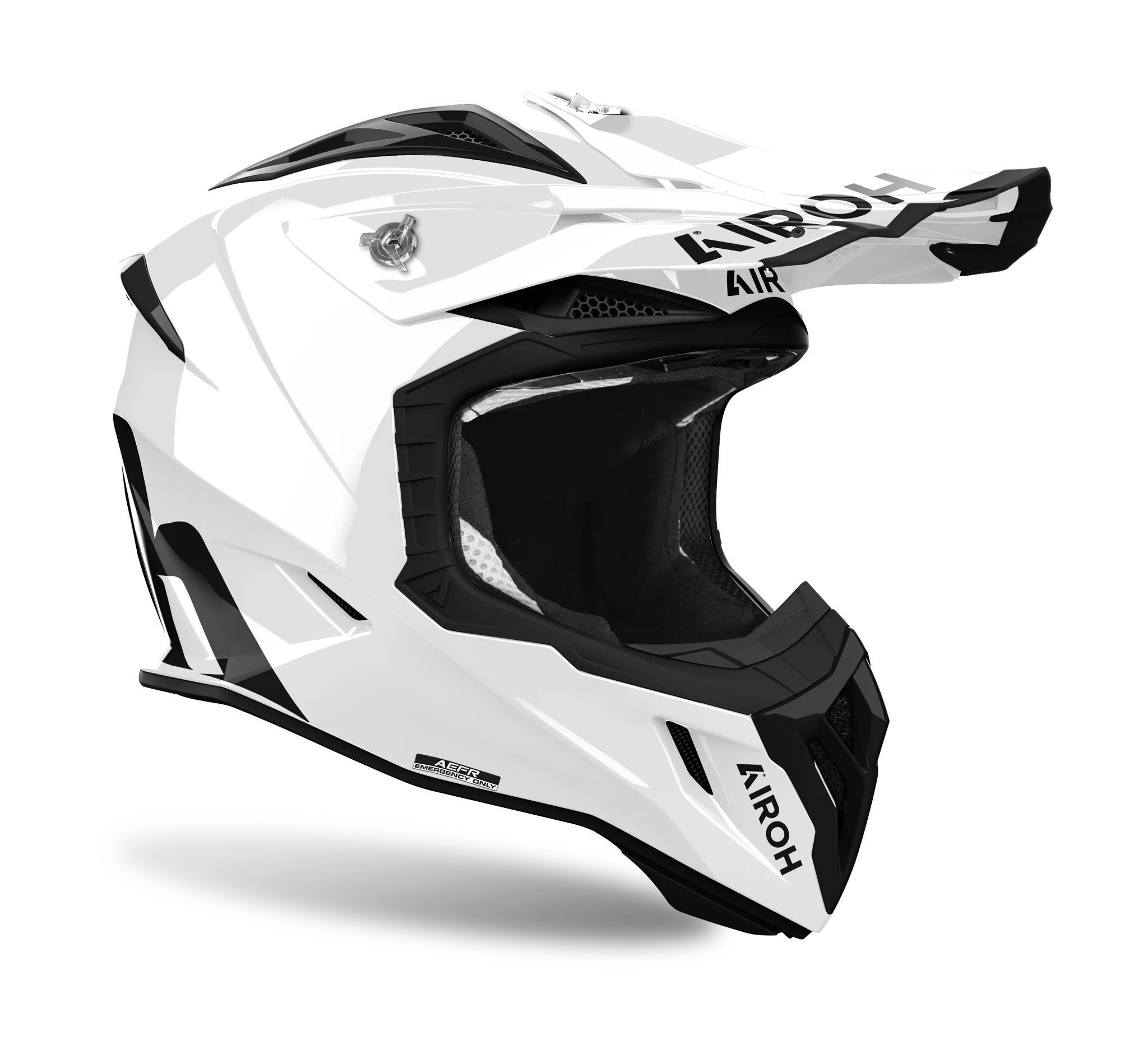 Airoh Crosshelm Aviator Ace 2 Color - Glans Wit