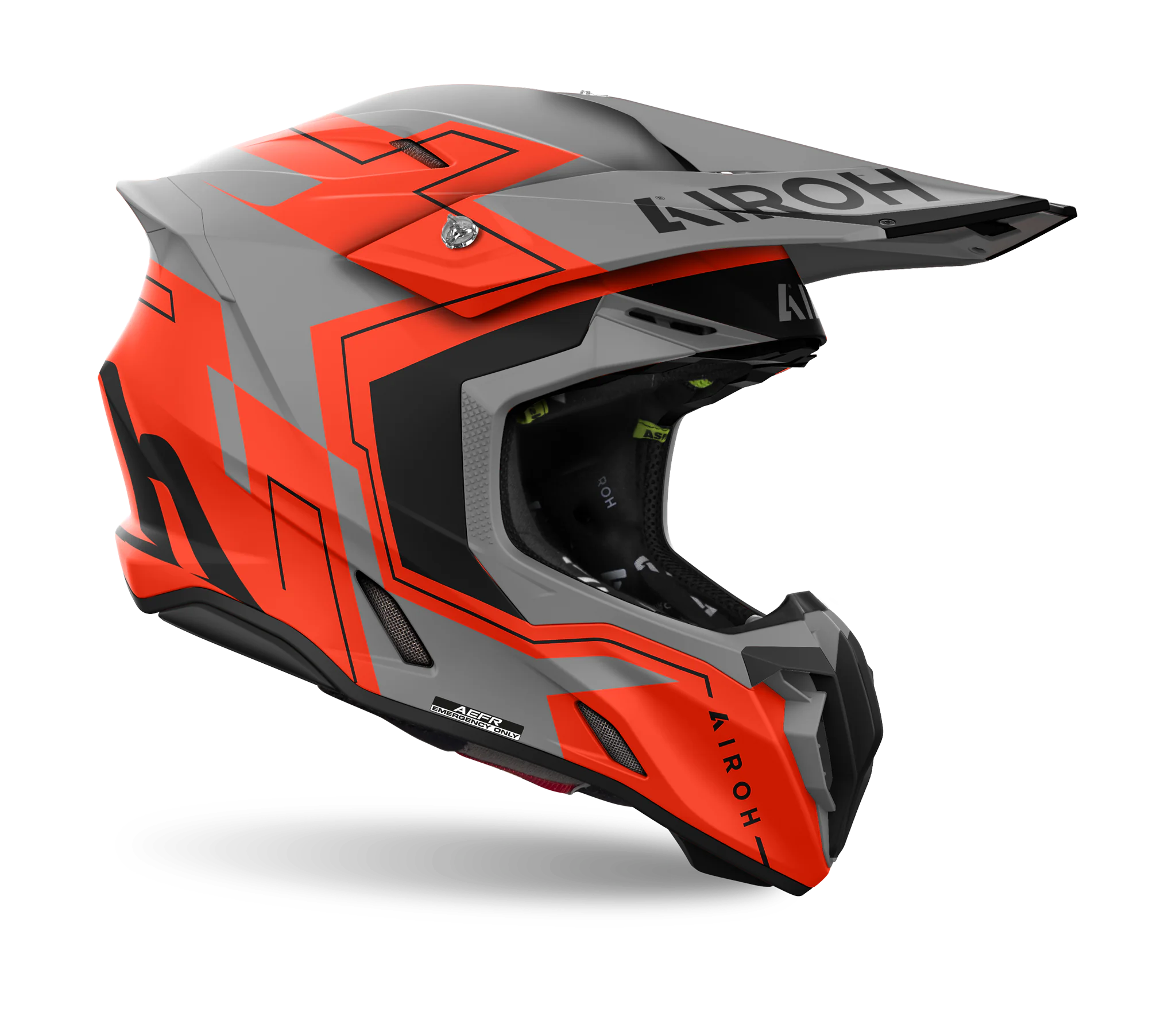 Airoh Crosshelm Twist 3 Dizzy - Mat Fluo Oranje