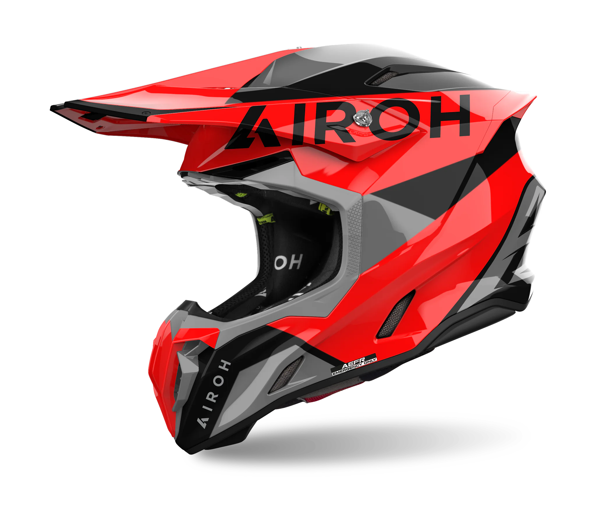 Airoh Crosshelm Twist 3 King - Glans Rood