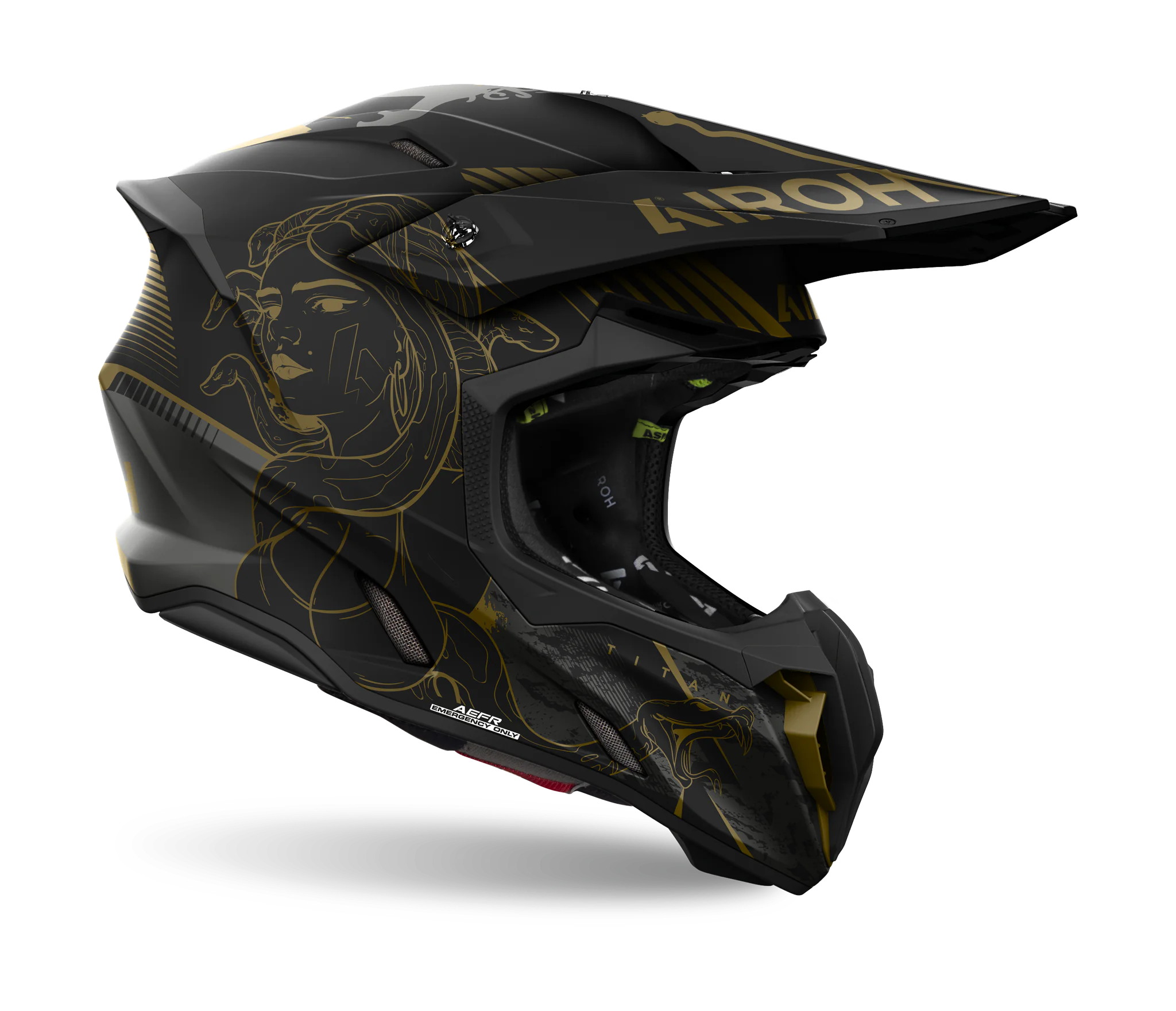 Airoh Crosshelm Twist 3 Titan - Mat Zwart