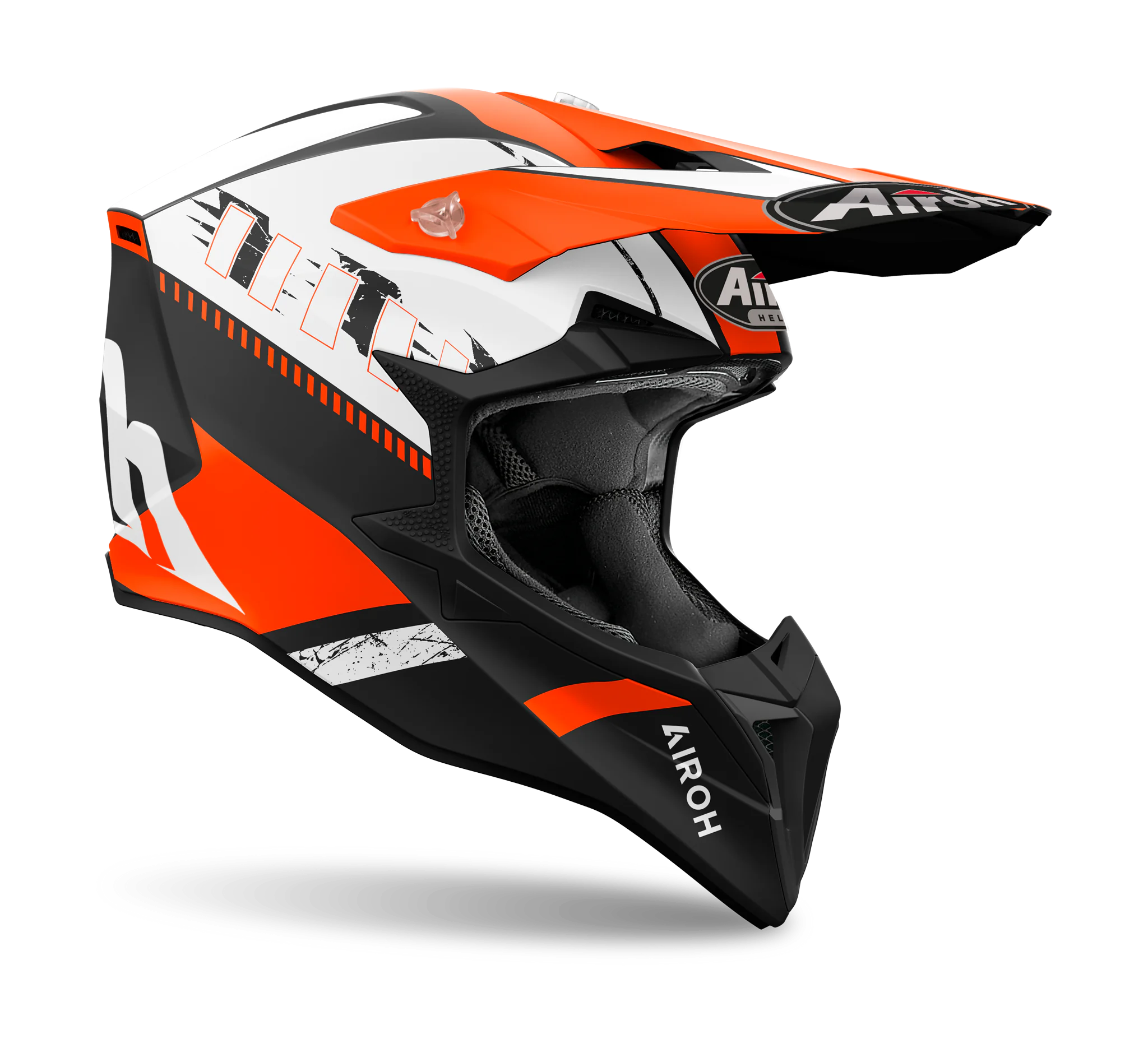 Airoh Crosshelm Wraap Feel - Mat Oranje