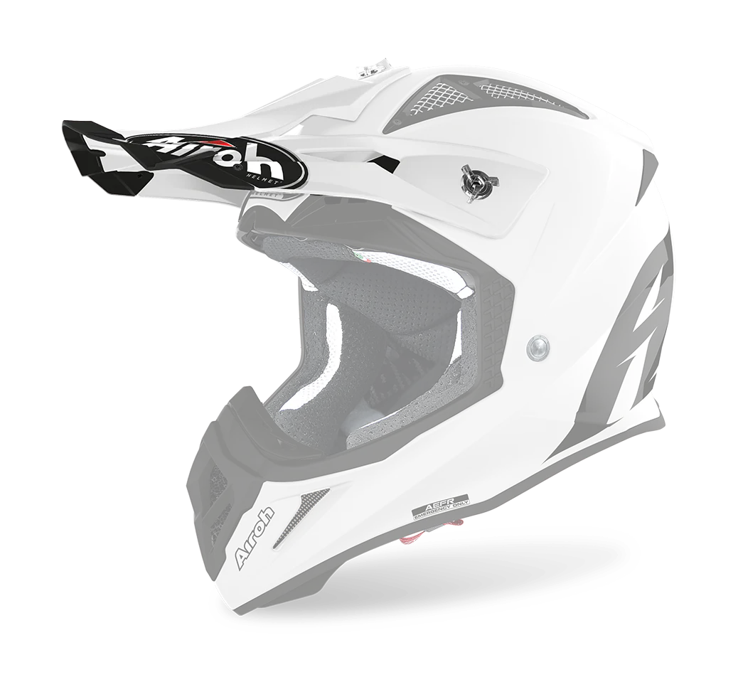 Airoh Helmklep Aviator Ace Color - Glans Wit