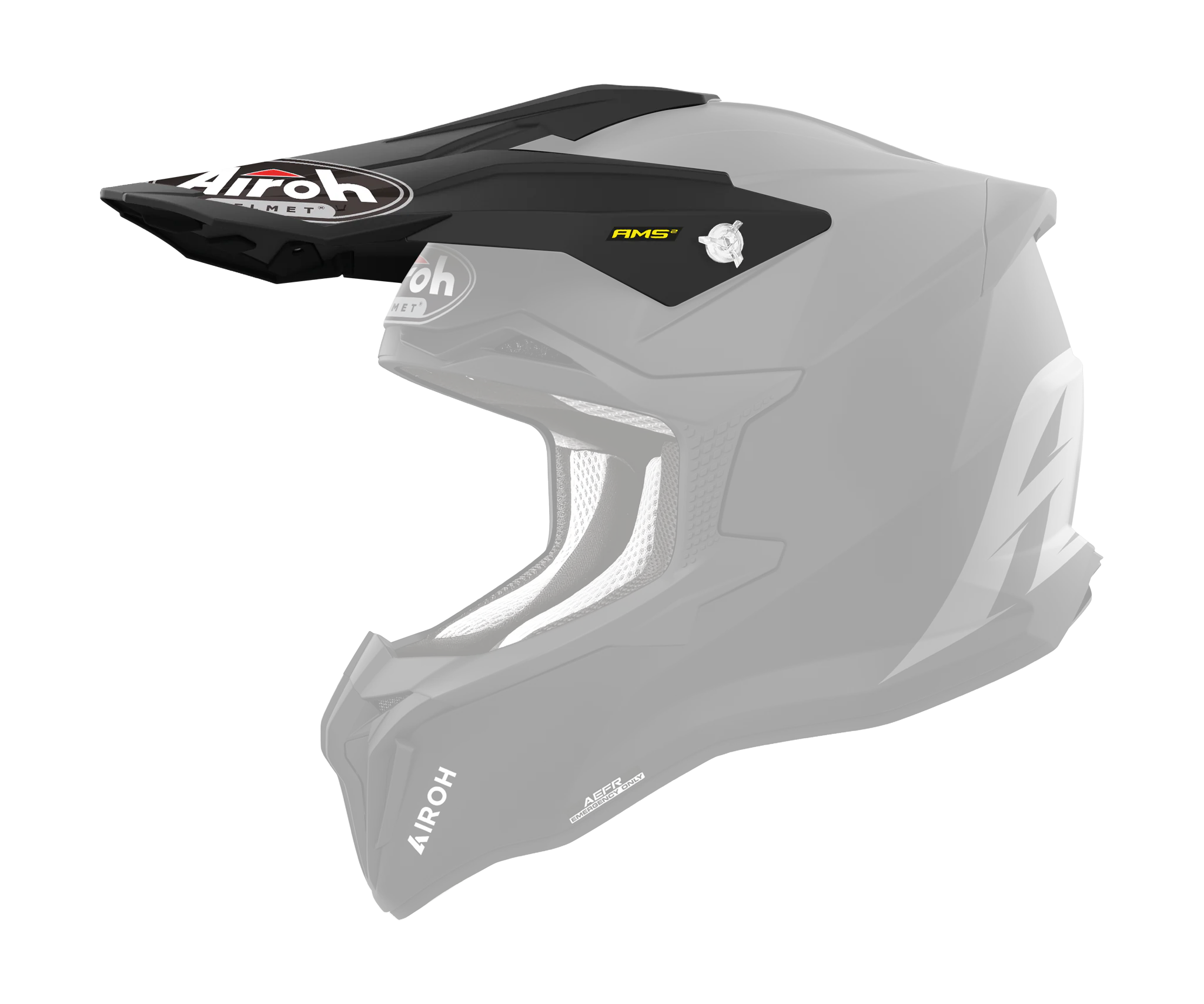 Airoh Helmklep Strycker Color - Glans Wit