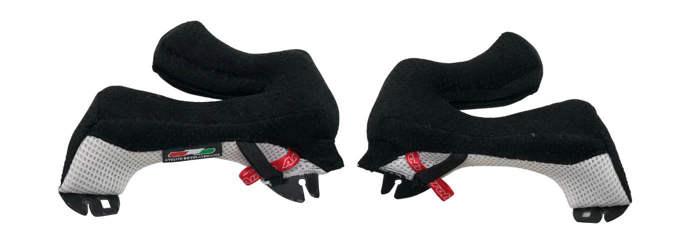 Airoh Wangstukken Aviator Ace - Zwart / Wit
