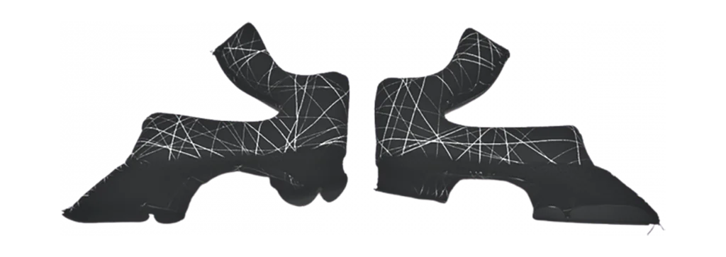 Airoh Wangstukken Twist 2.0 - Graphic Zwart