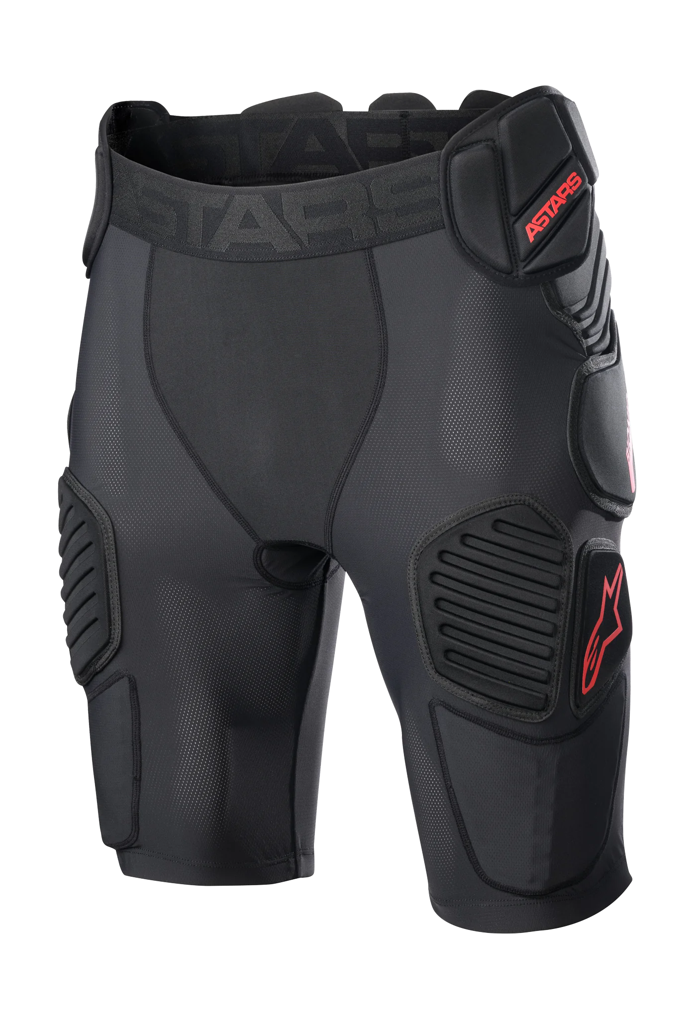 Alpinestars Beschermingsbroek Kort Bionic Pro - Zwart / Rood
