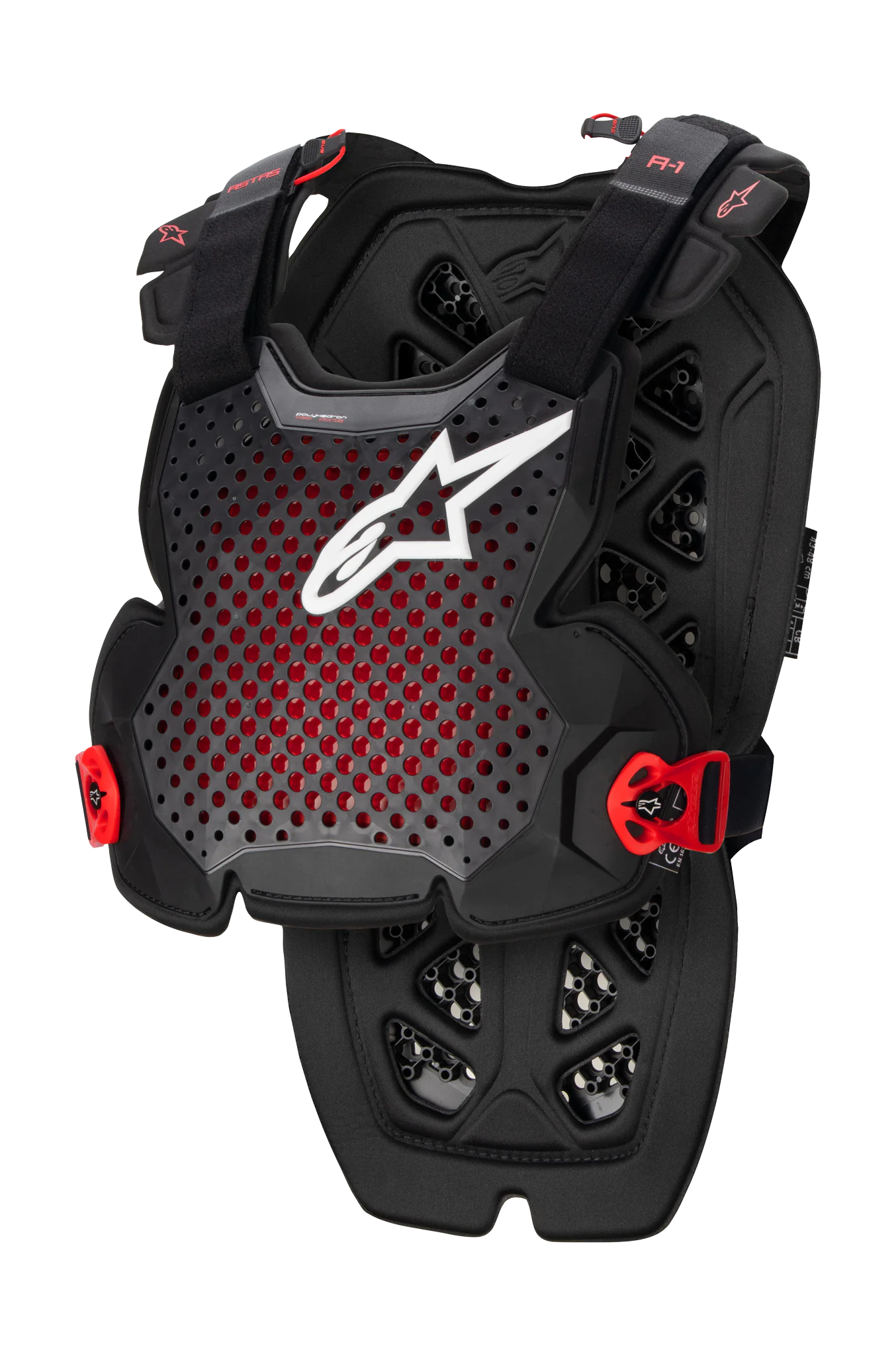 Alpinestars Bodyprotector A-1 Pro - Antraciet / Zwart / Rood