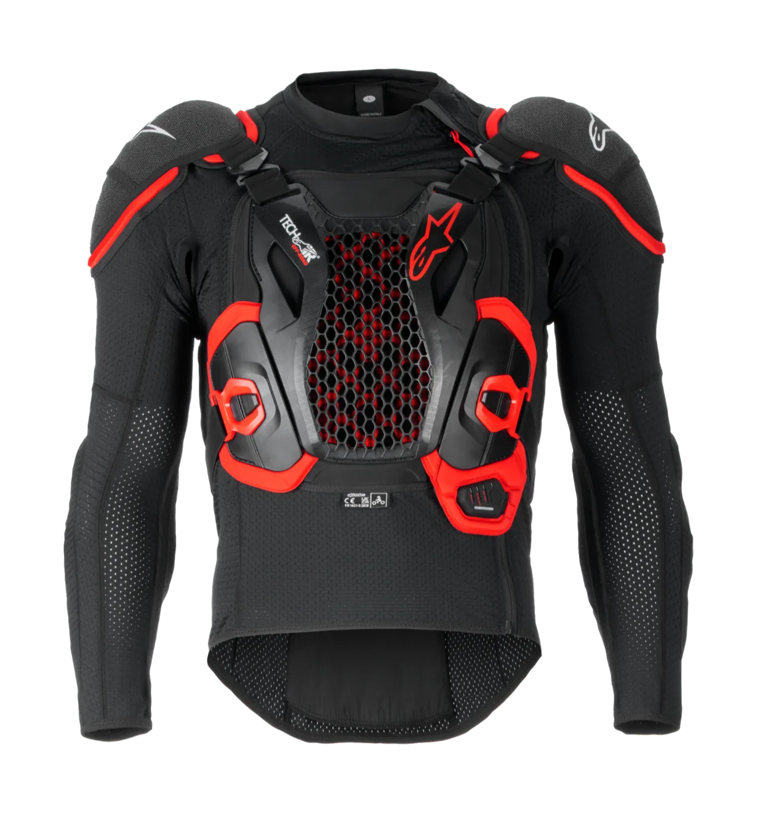 Alpinestars Bodyprotector met Airbag Vest Tech-Air Off-Road - Zwart / Rood