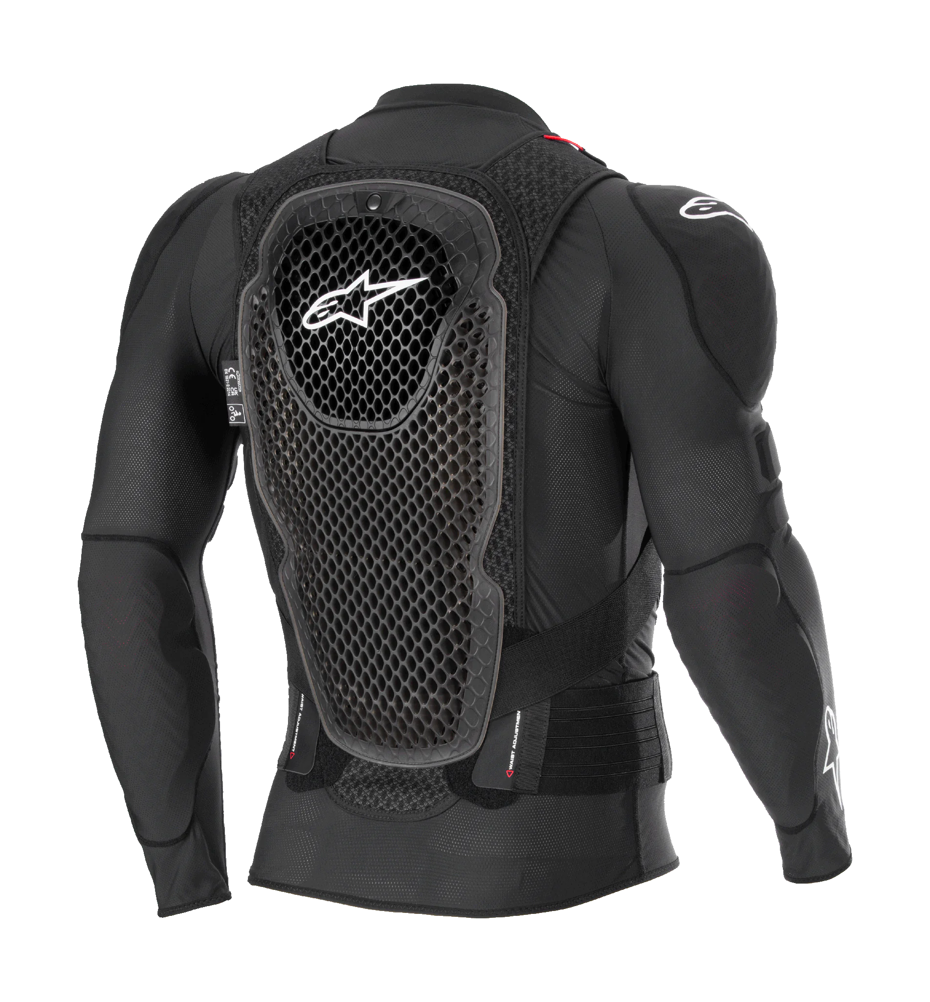 Alpinestars Bodyprotector Vest Zacht Bionic Pro V3 Plasma - Zwart / Rood / Wit