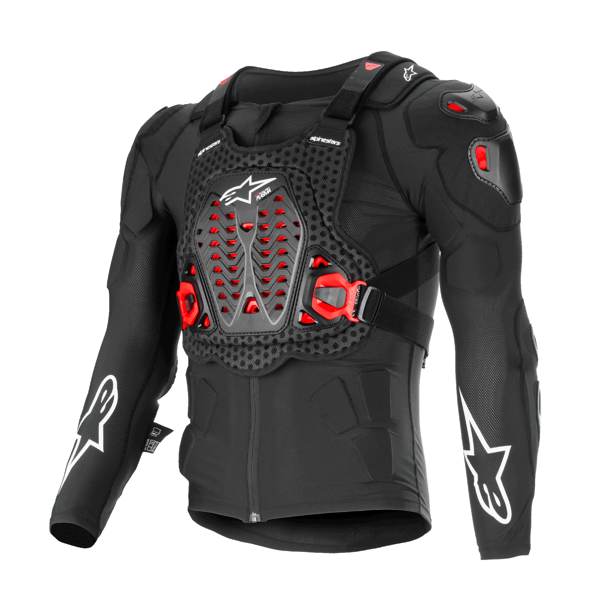Alpinestars Bodyprotector Vest Zacht Bionic XTR Plasma - Zwart / Rood / Wit