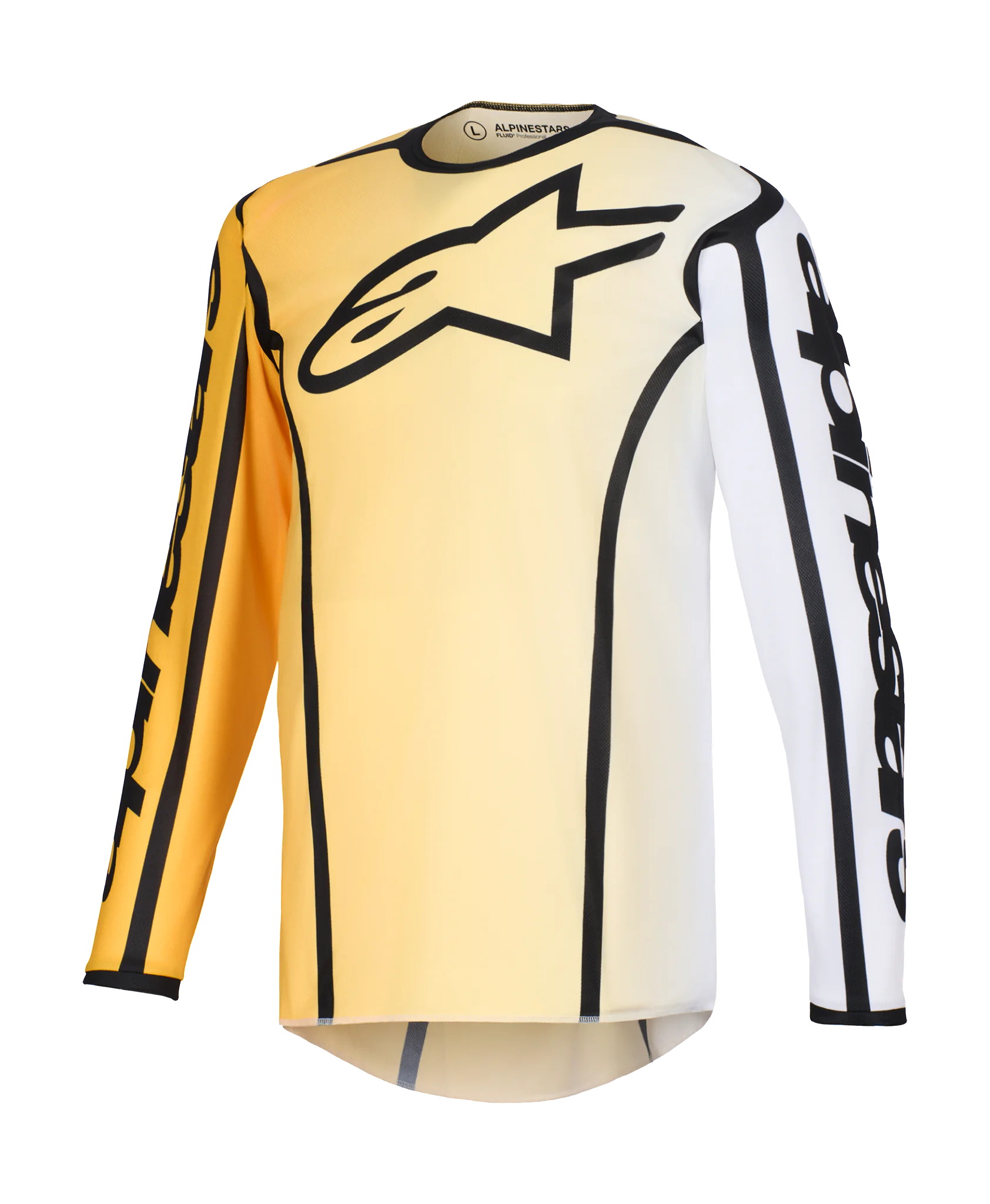 Alpinestars Cross Shirt 2026 Fluid Apex - Geel / Zwart