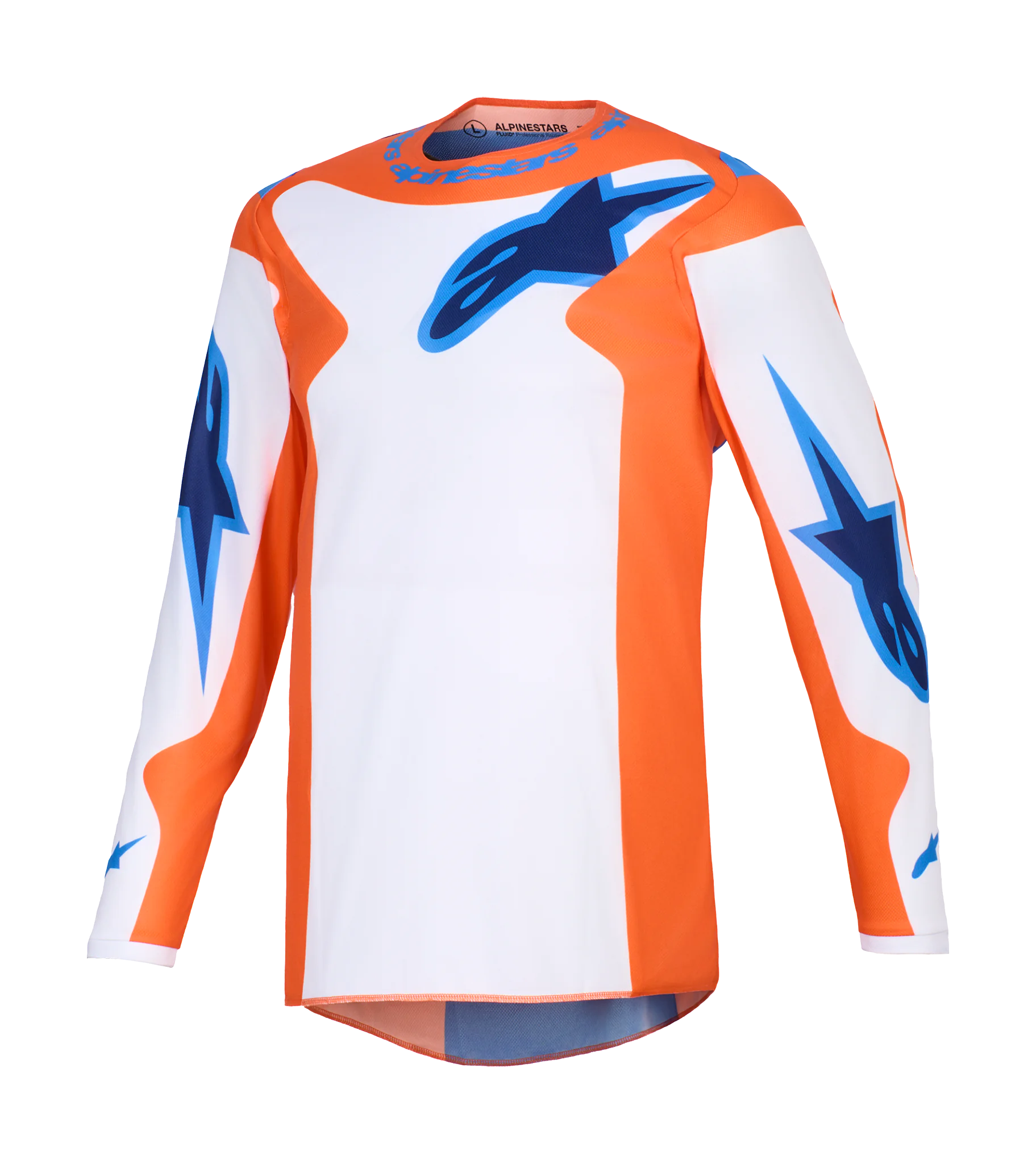 Alpinestars Crosskleding 2026 Fluid Grid - Oranje / Ucla / Blauw