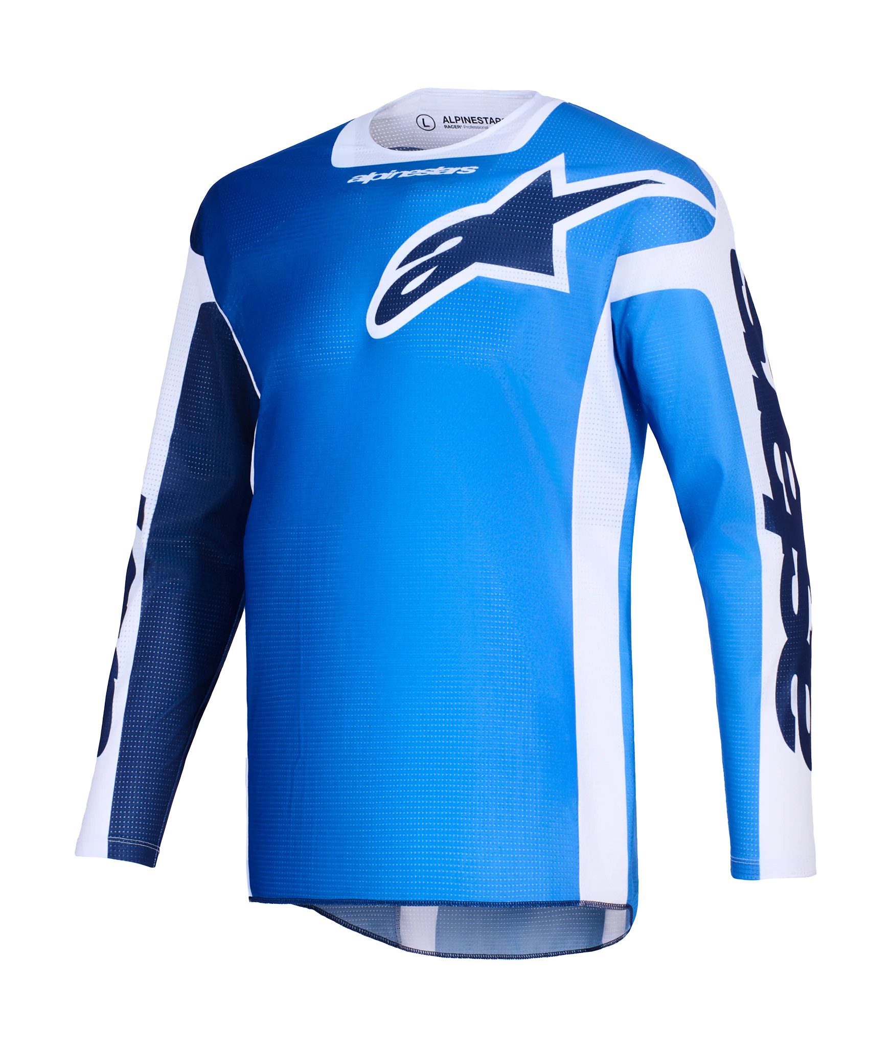 Alpinestars Cross Shirt 2026 Racer Air Portl - Ucla / Blauw / Wit