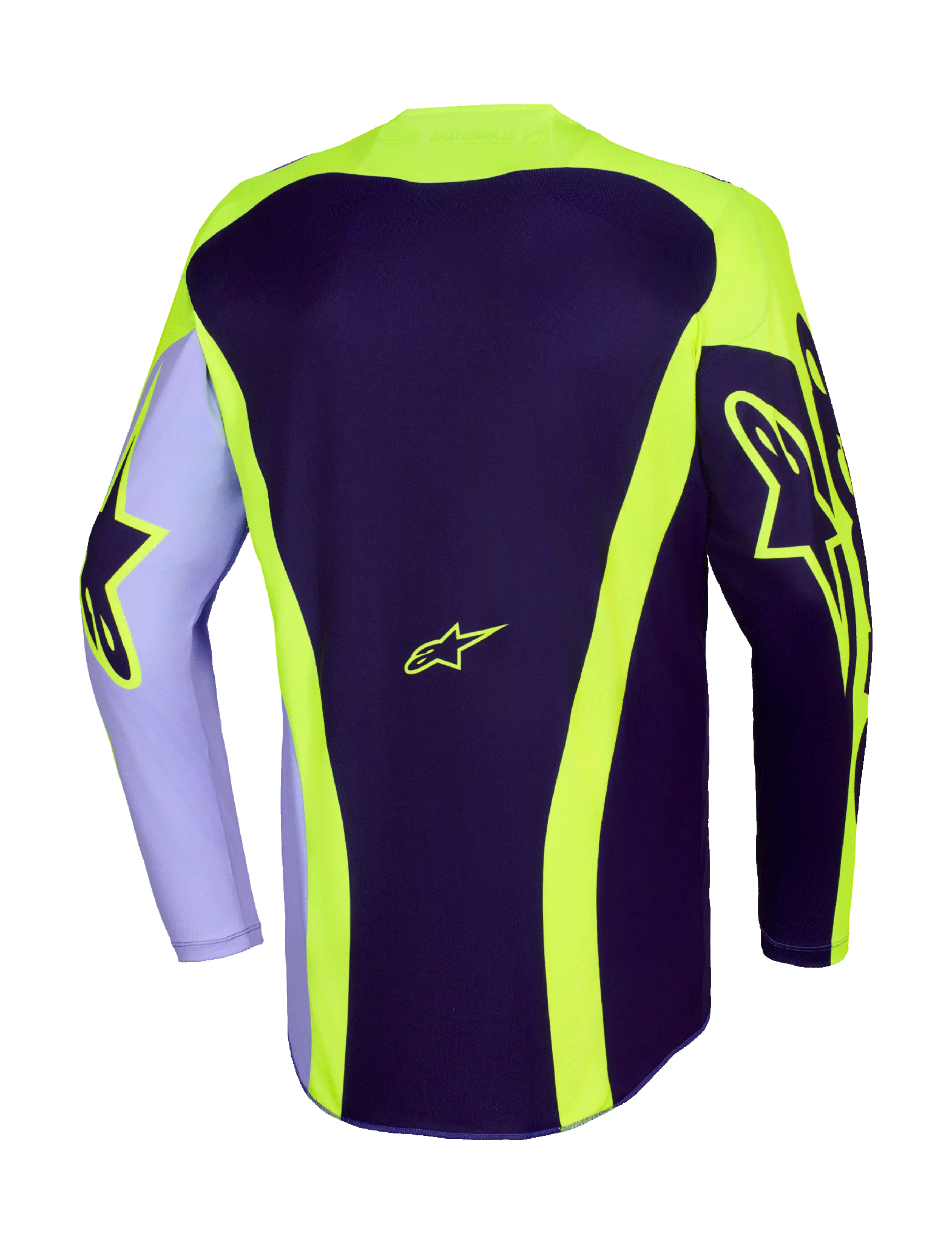 Alpinestars Cross Shirt 2026 Racer Portl - Paars / Fluo Geel