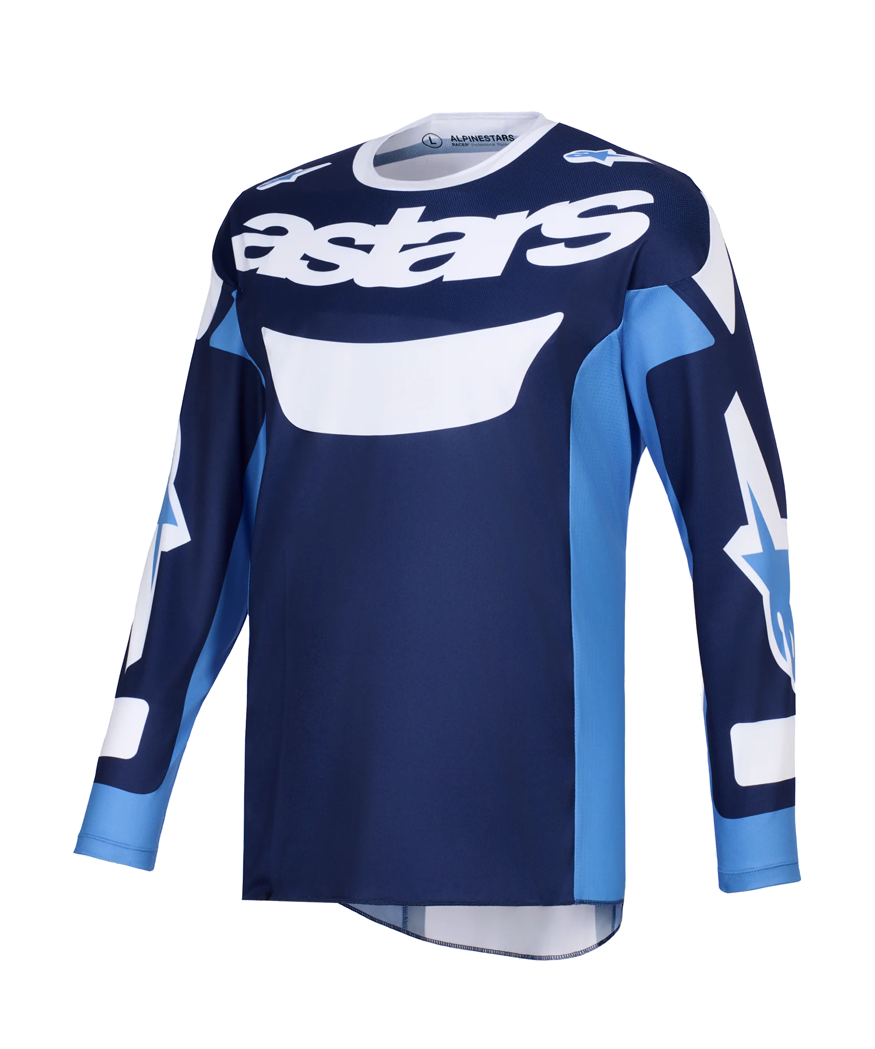 Alpinestars Cross Shirt 2026 Racer Riway - Ucla / Blauw / Wit