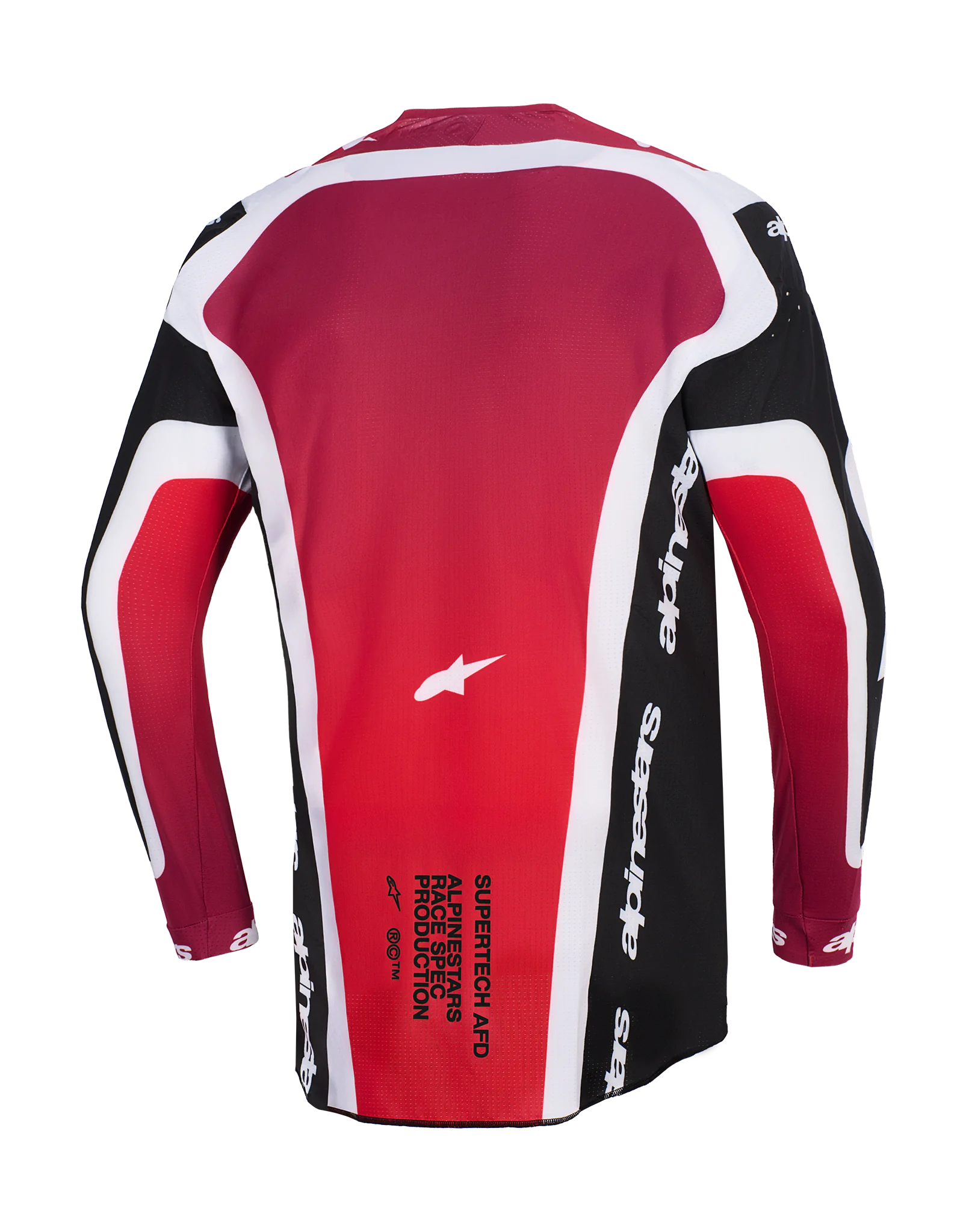 Alpinestars Cross Shirt 2026 Supertech Pro Vista - Zwart / Rood / Wit