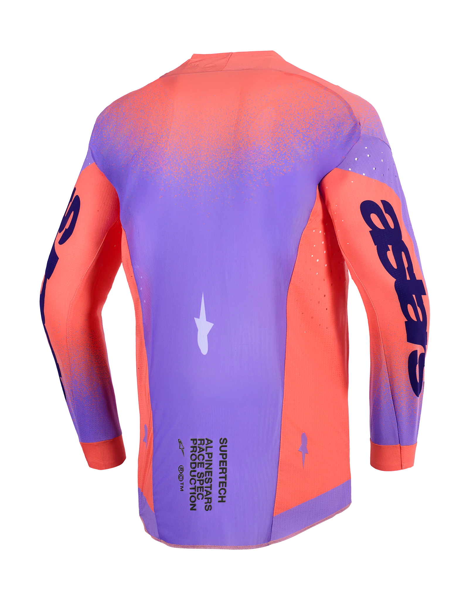 Alpinestars Cross Shirt 2026 Supertech Scenz - Hot Coral / Paars