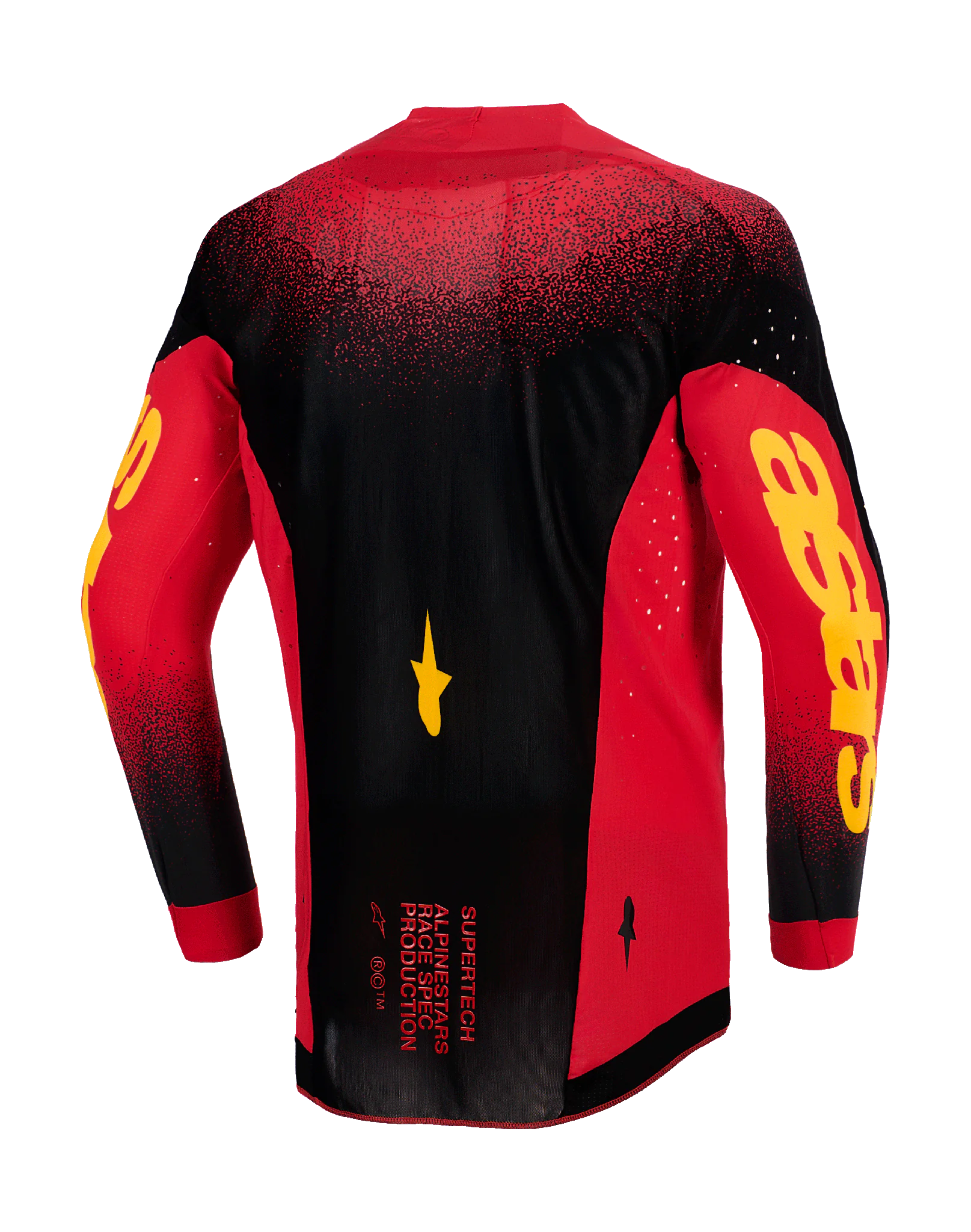 Alpinestars Cross Shirt 2026 Supertech Scenz - Rood / Zwart / Geel