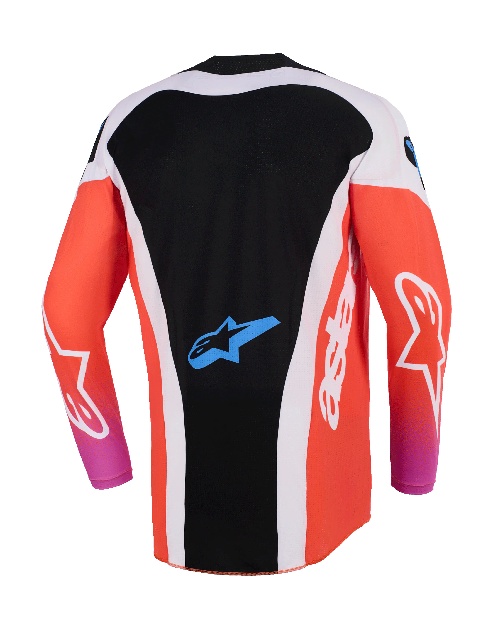 Alpinestars Cross Shirt 2026 Techstar Knif - Licht Grijs / Fluo Oranje / Zwart