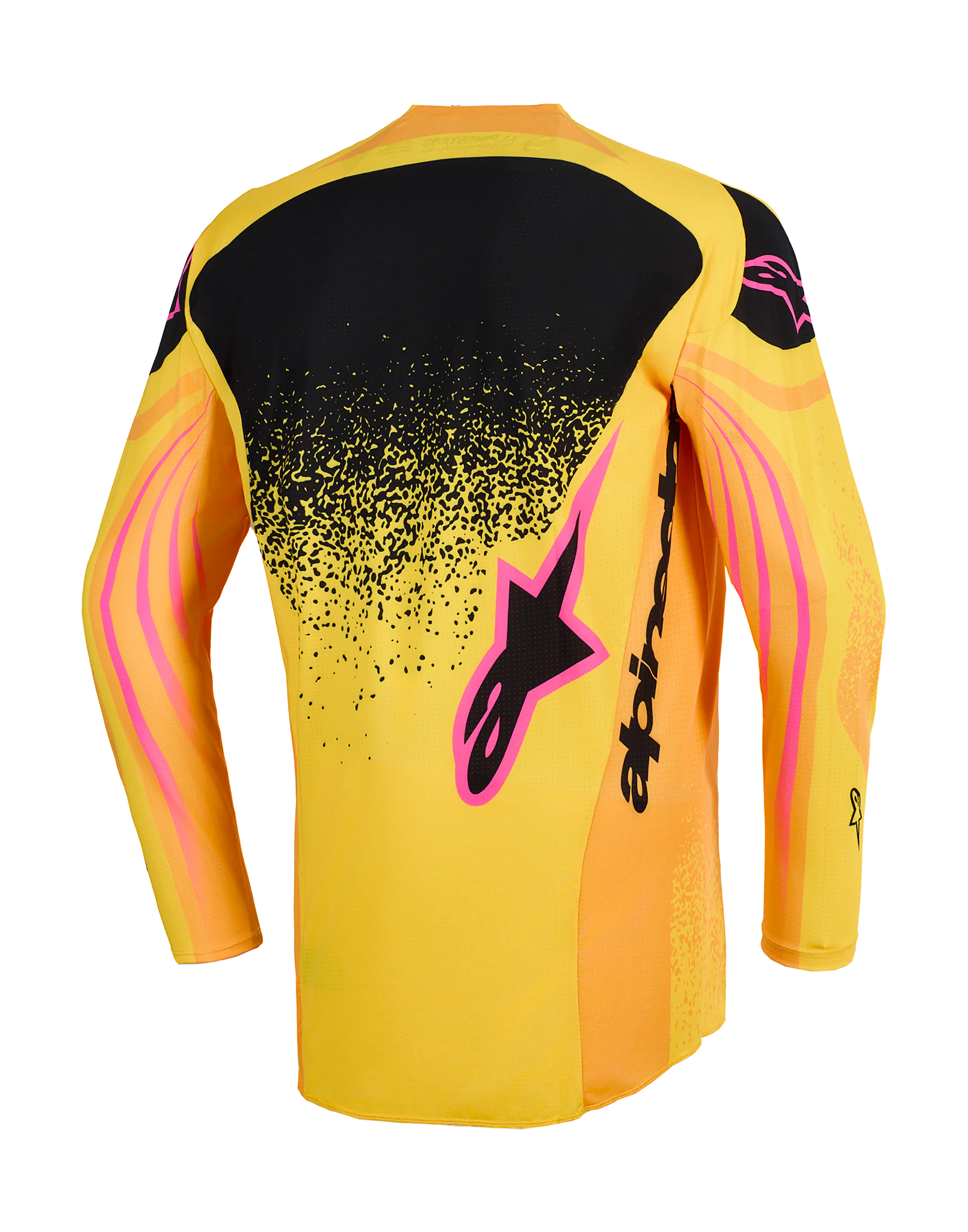 Alpinestars Cross Shirt 2026 Techstar Nomur - Oranje / Geel / Roze