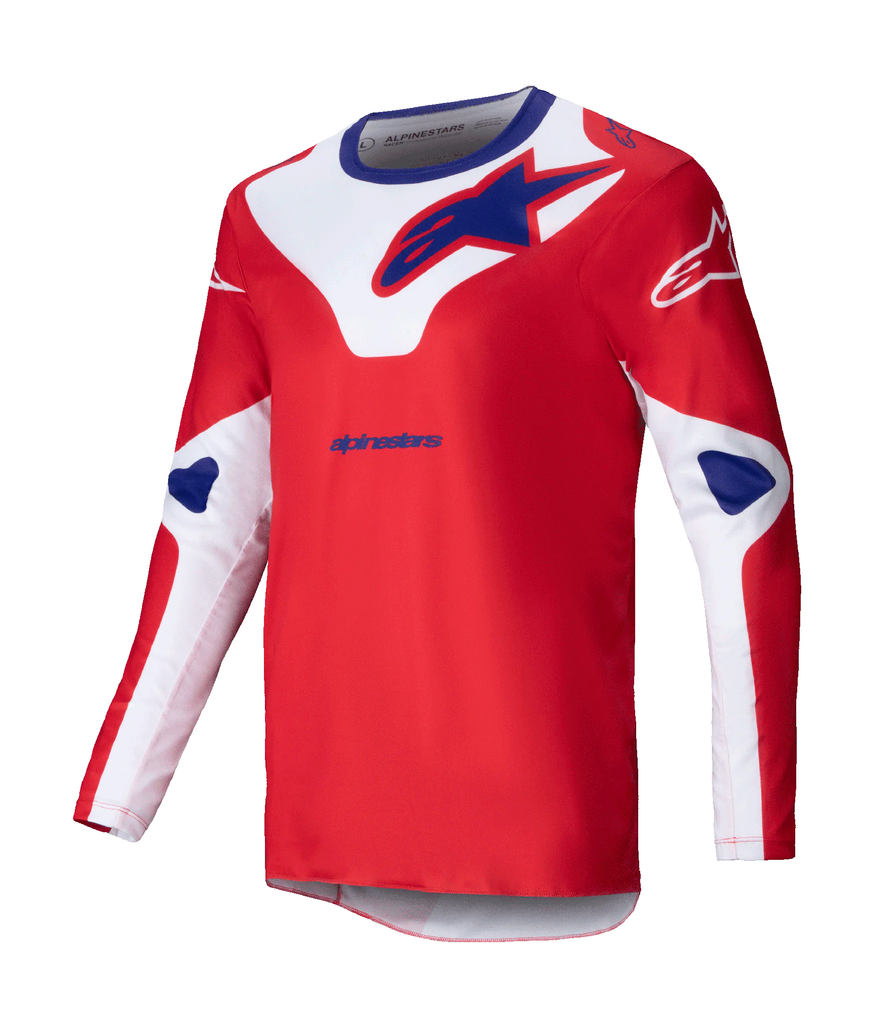 Alpinestars Cross Shirt Racer Veil - Rood / Wit