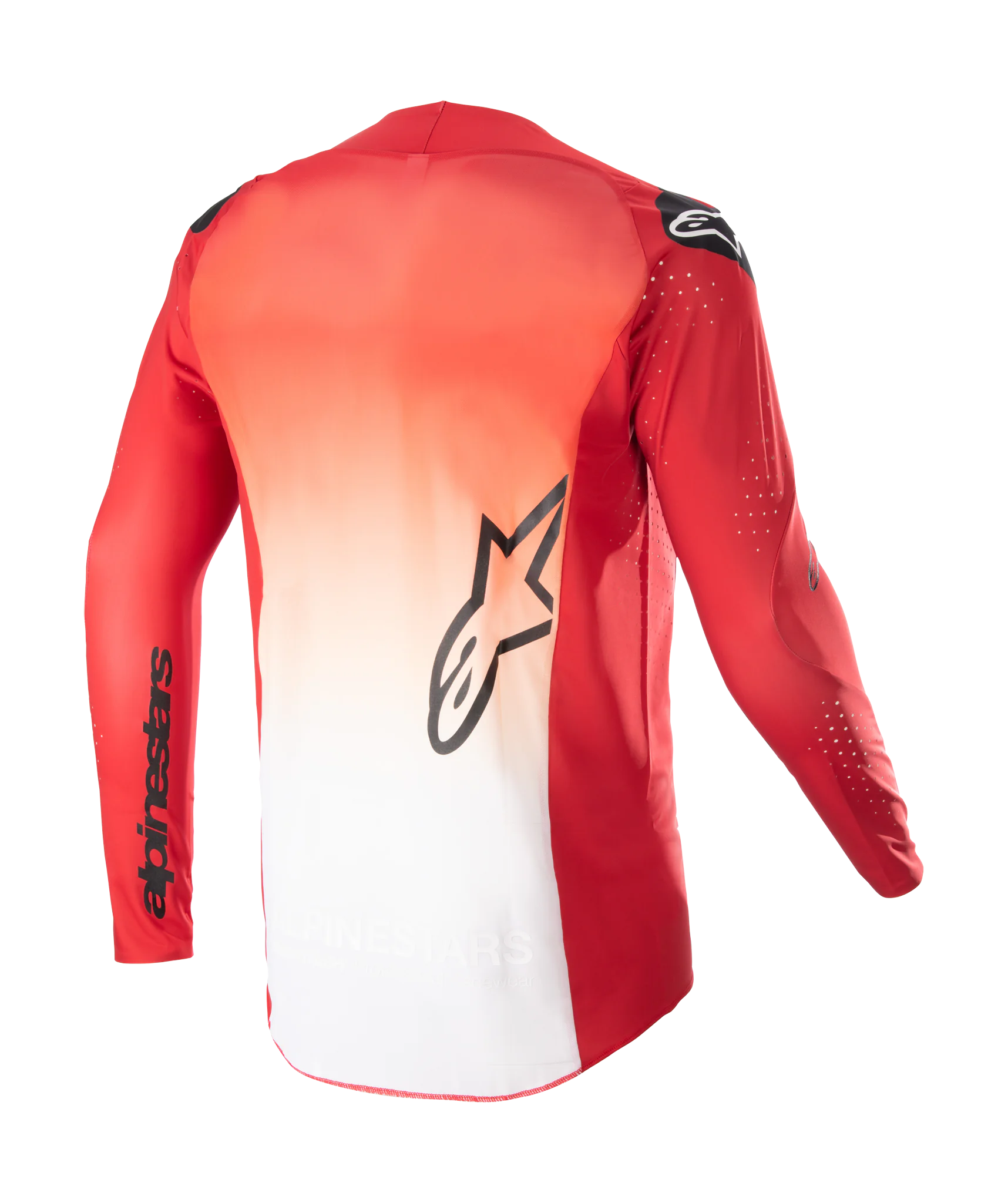 Alpinestars Cross Shirt Supertech Risen - Mars Rood / Wit